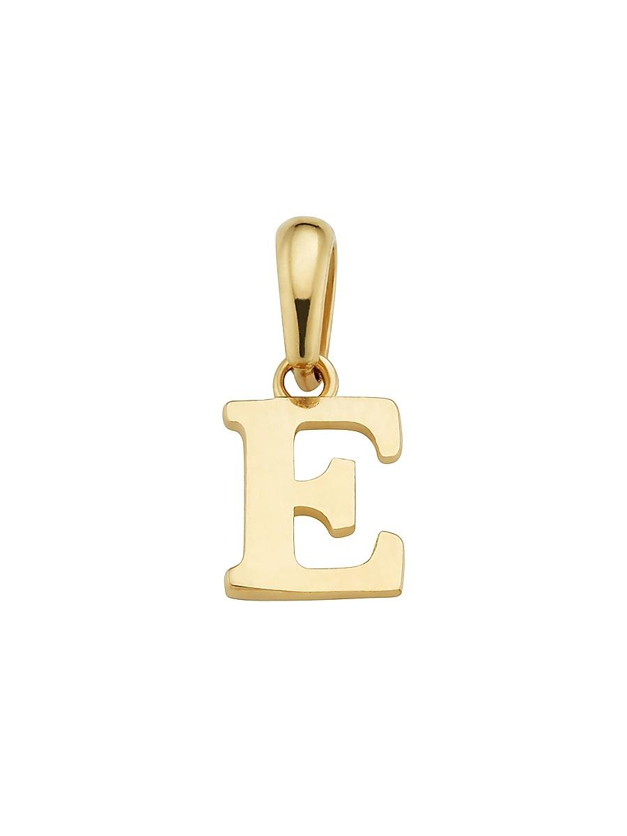 Womens 14K Yellow Gold My Letter Initial Pendant Charm Product Image