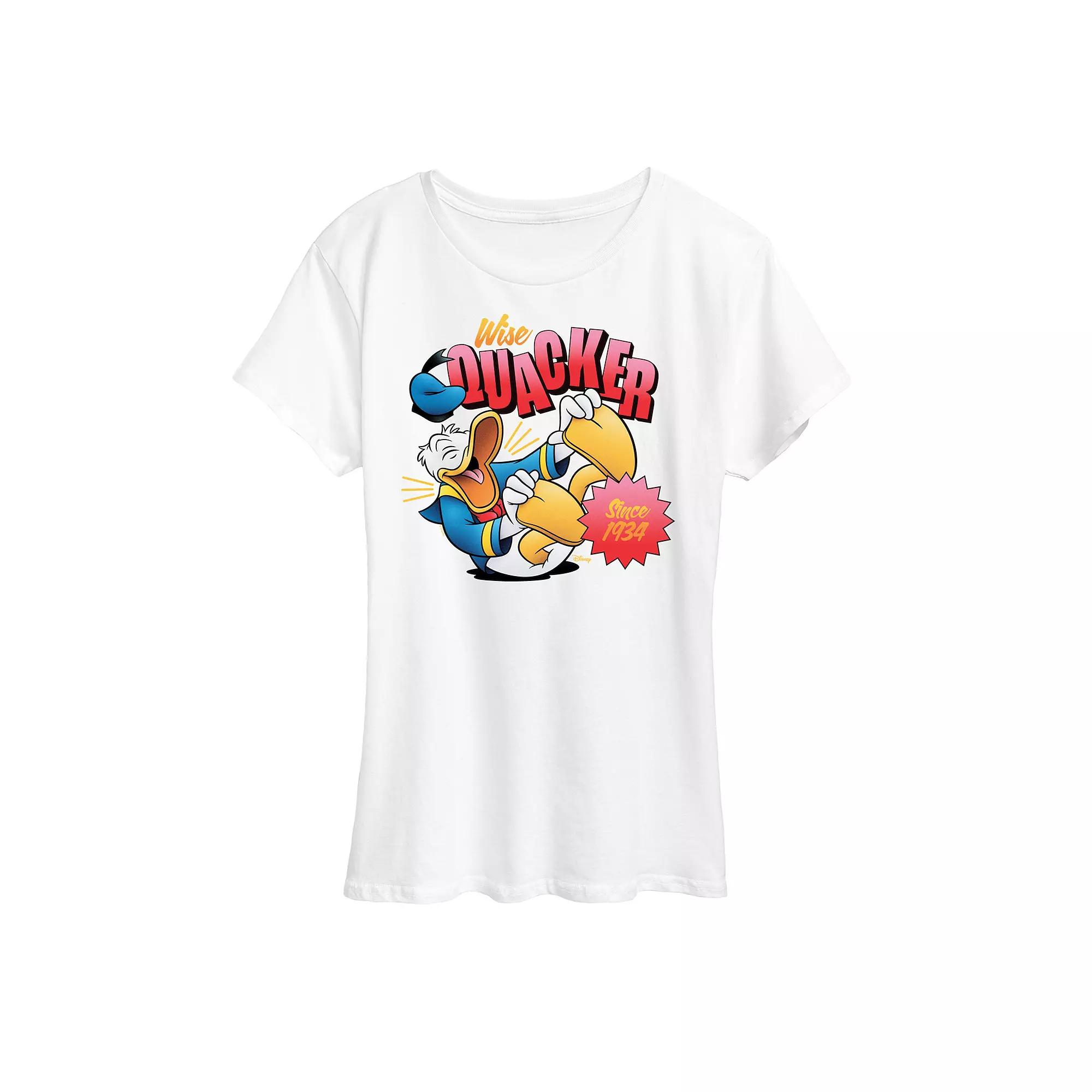 Disney's Donald Duck Women's Wise Quacker Graphic Tee,  Product Image