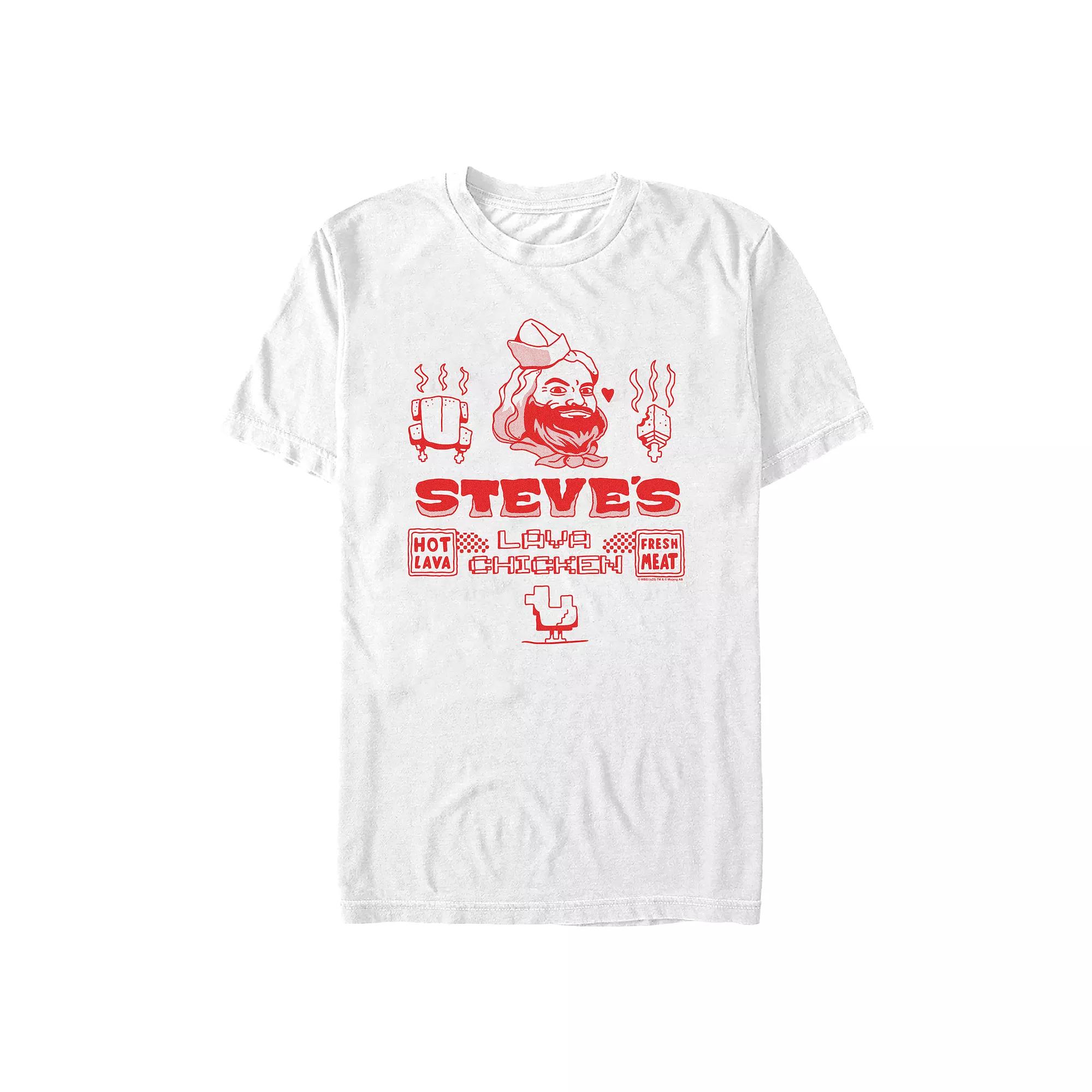 Men's Minecraft Movie Steve's Lava Chicken Graphic Tee,  Product Image