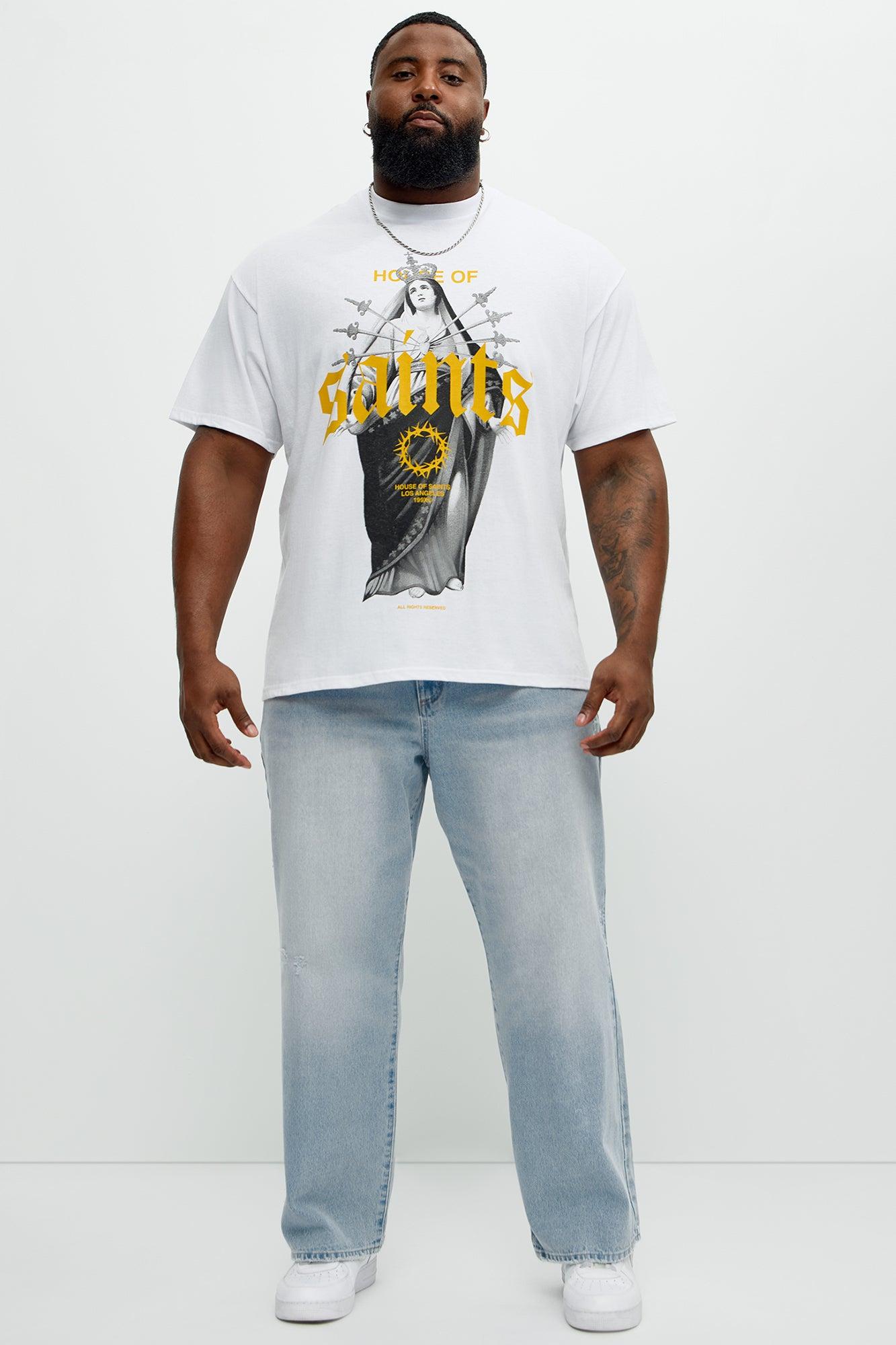 The House Of Saints Short Sleeve Tee - White Product Image