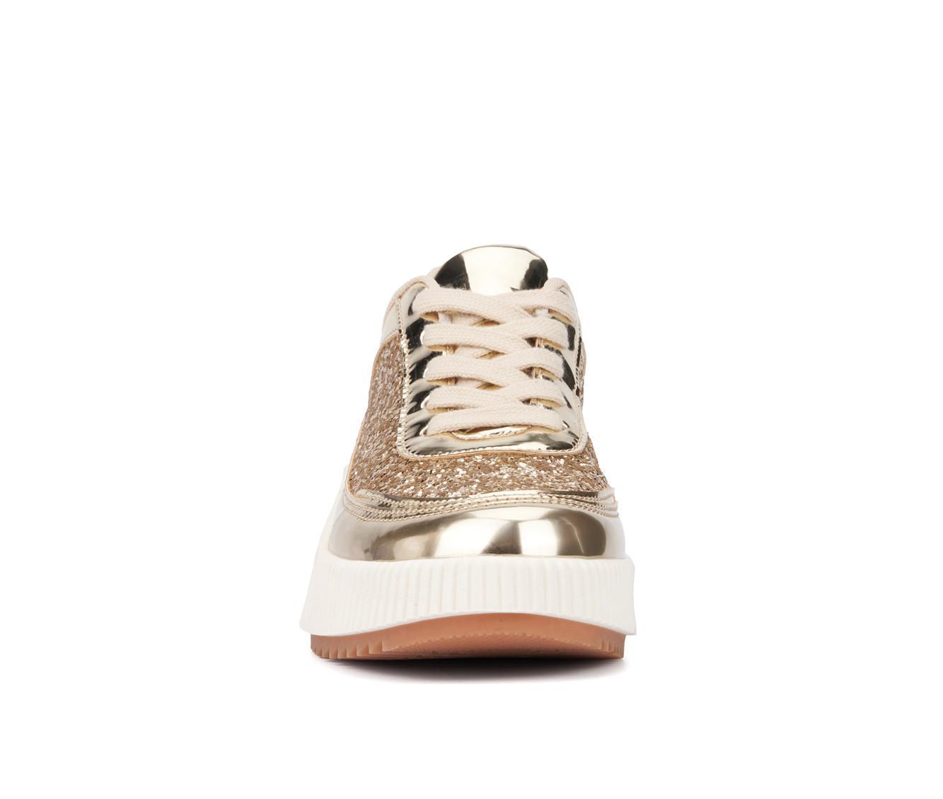 Women's New York and Company Tana Wedge Platform Sneakers Product Image