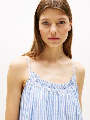 Striped Seersucker Midi Dress Product Image