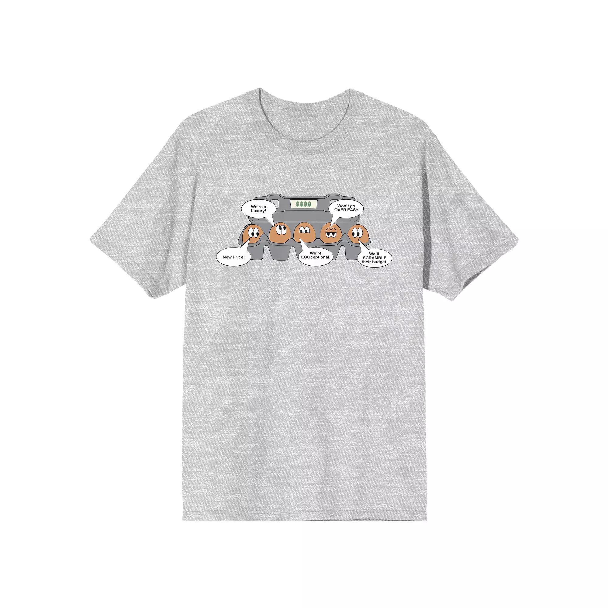 Men's Eggspensive Eggs Chat Bubble Graphic Tee,  Product Image