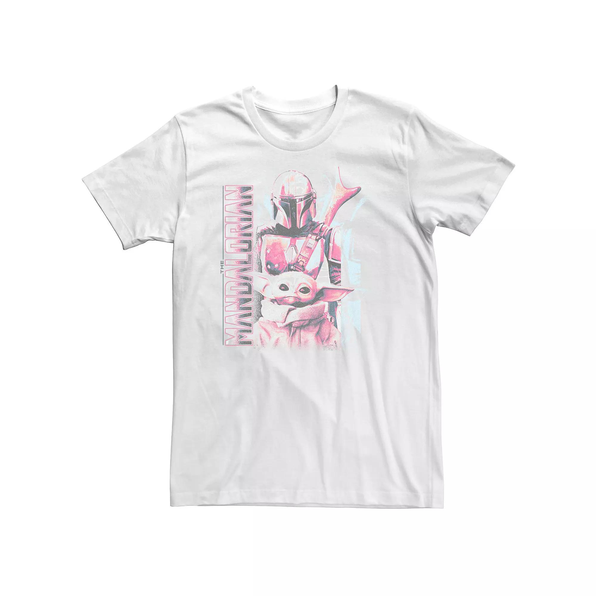 Big & Tall Star Wars The Mandalorian Baby Yoda And Djarin Tee, Men's,  Product Image