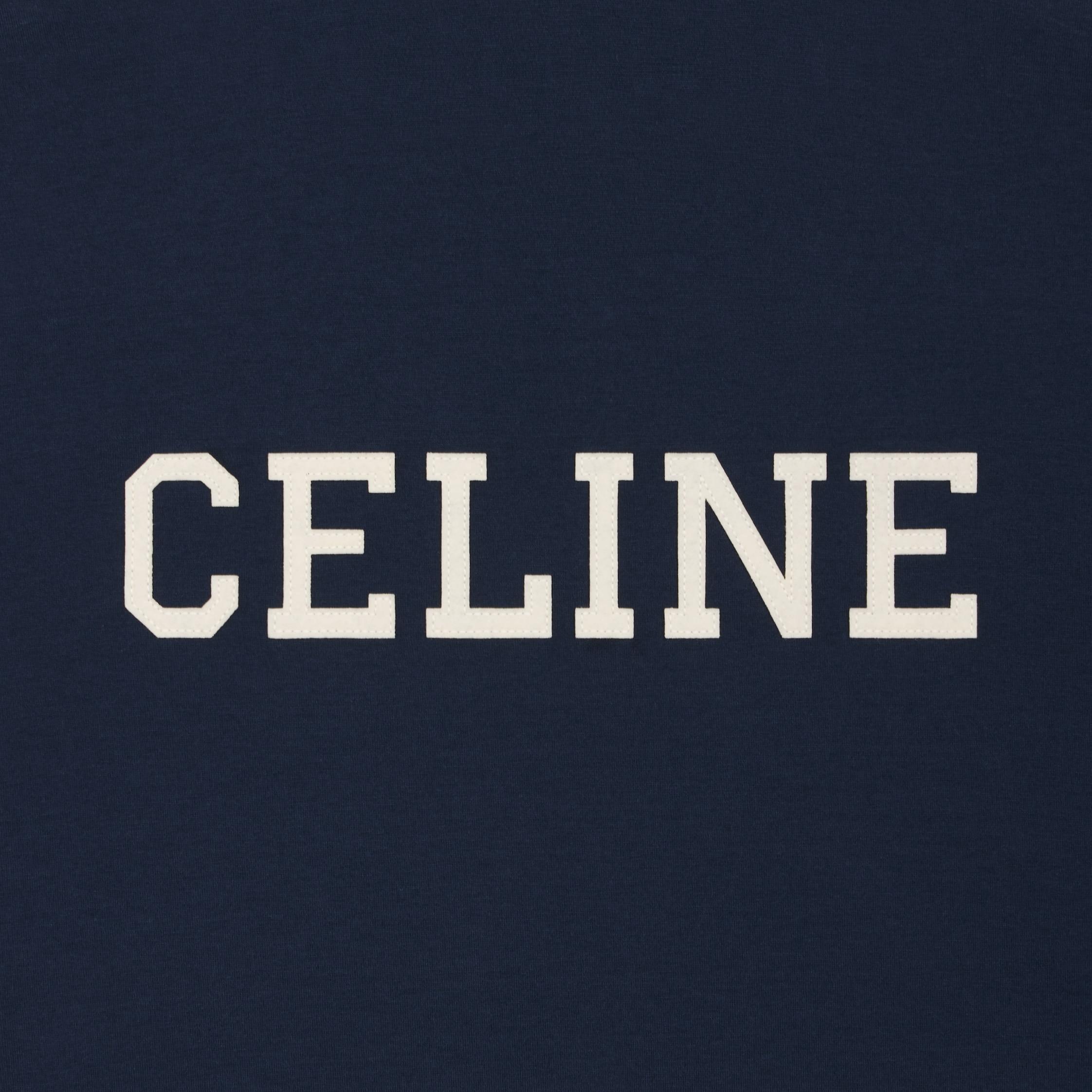 celine regular t-shirt in cotton jersey Product Image