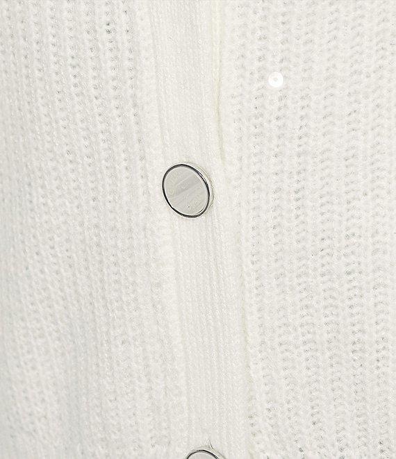 Guess Riley Sequin Cardigan Sweater Product Image