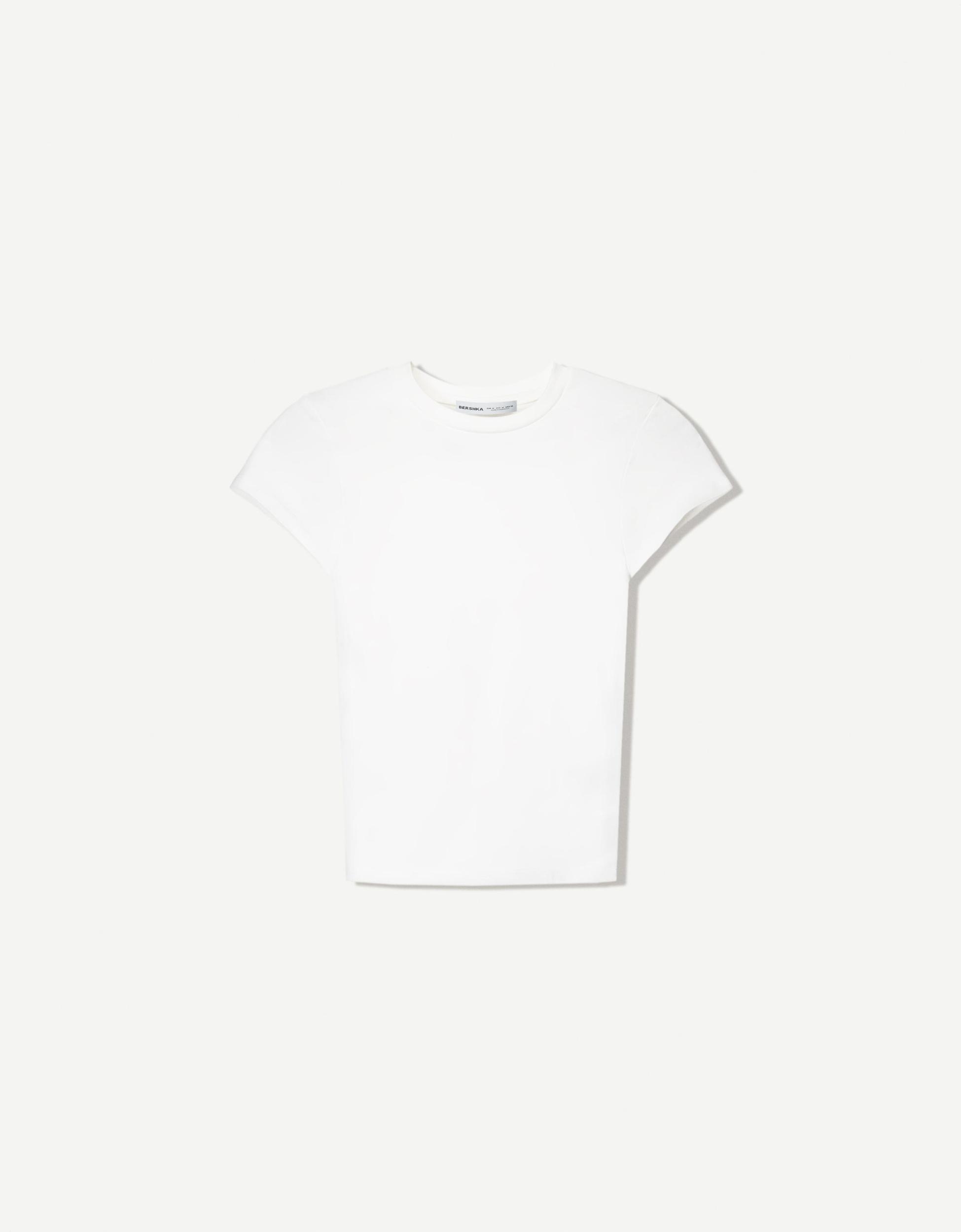 Short sleeve T-shirt with a scoop neck Product Image