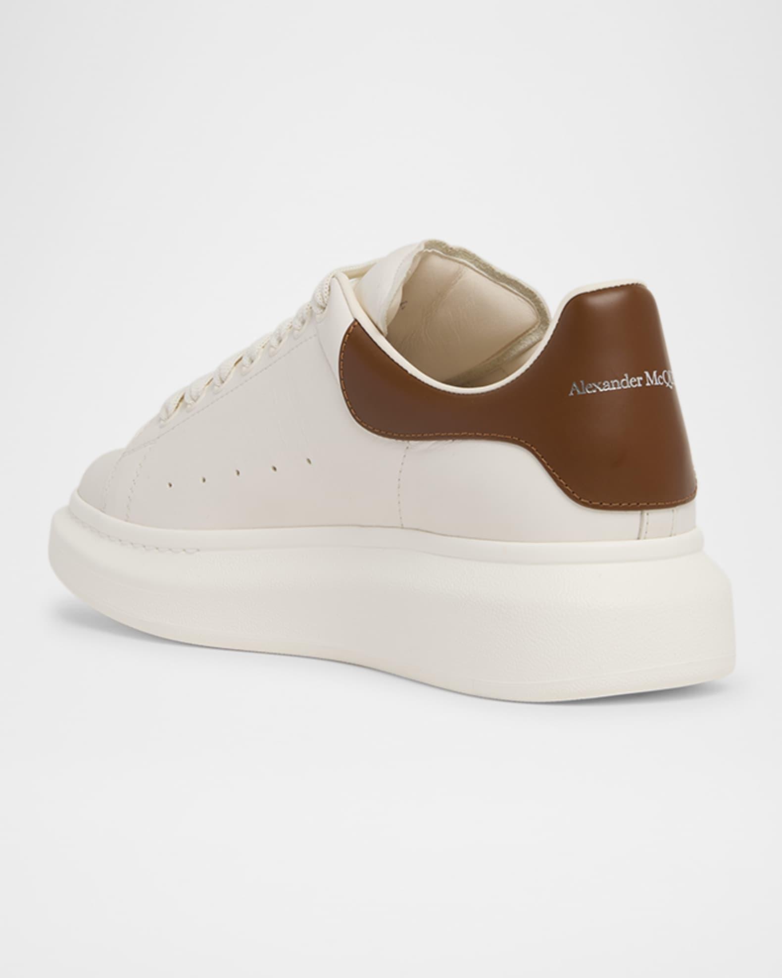 Men's Oversized Leather Low-Top Sneakers Product Image