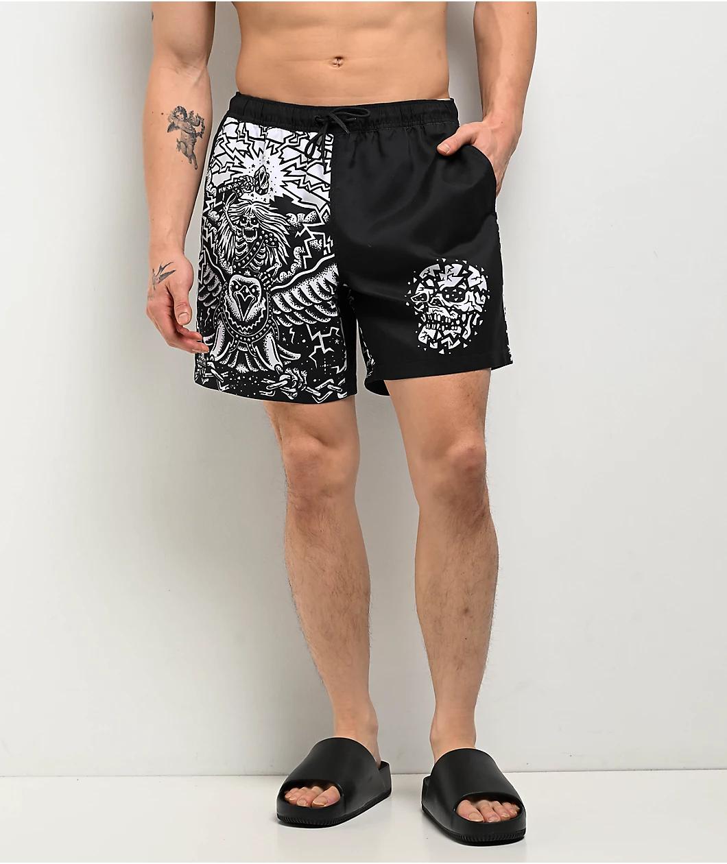 Lurking Class by Sketchy Tank Unchained Black Board Shorts Product Image