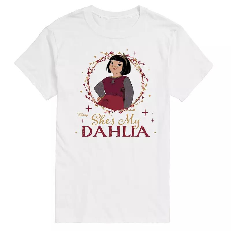 Disney's Wish Big & Tall Shes My Dahlia Graphic Tee, Men's,  Product Image