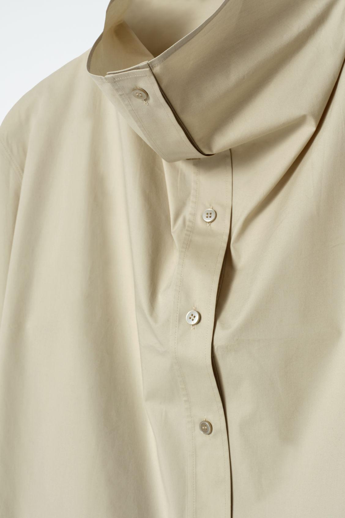 RELAXED FUNNEL-NECK SHIRT Product Image
