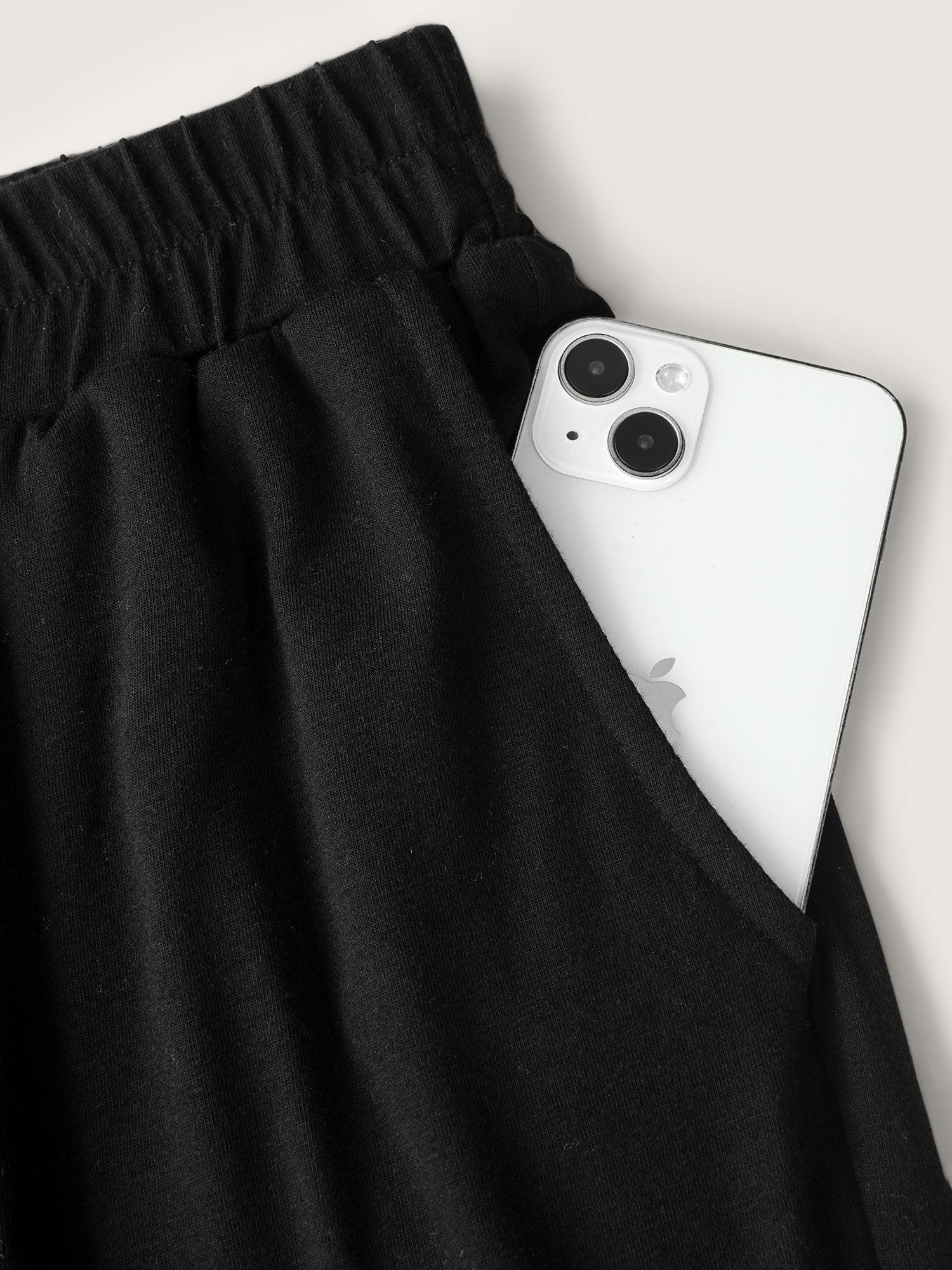 Stretchy Ruffled Hem Tiered Pants Female Product Image