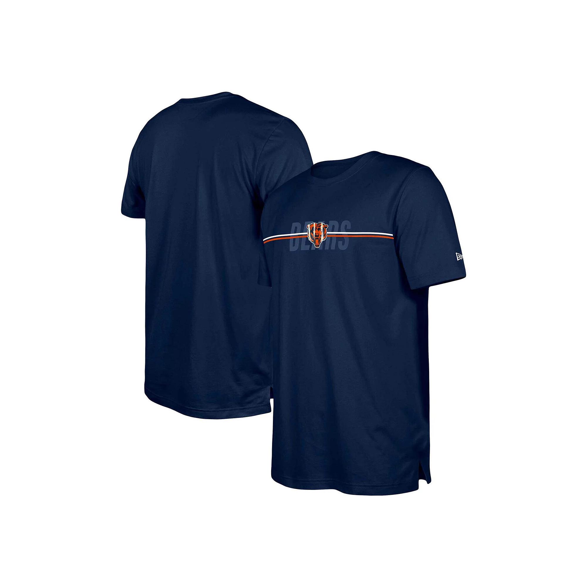 Men's New Era  Navy Chicago Bears 2023 NFL Training Camp T-Shirt, Size: Medium, Blue Product Image