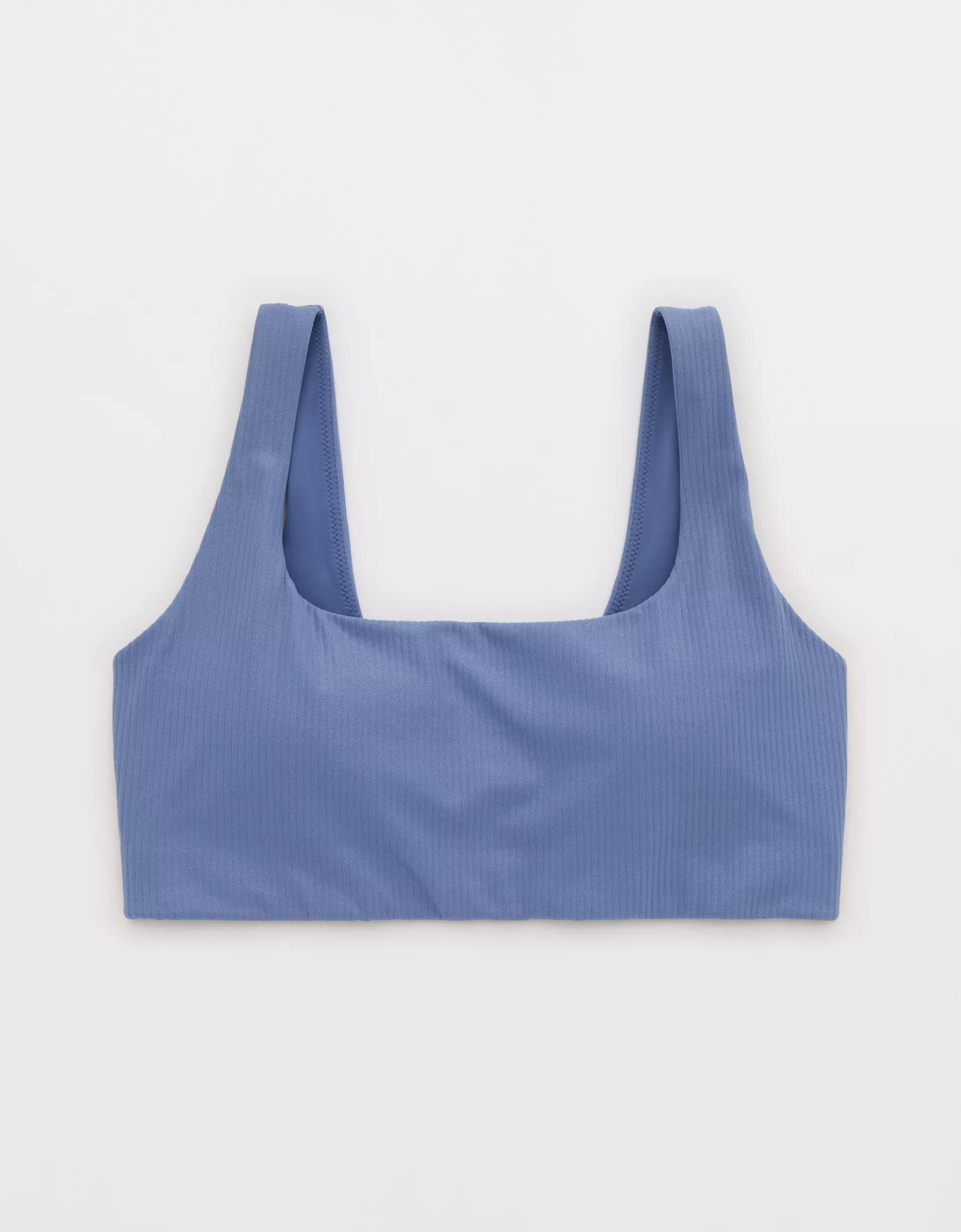 OFFLINE By Aerie Real Me XTRA Rib Foil Classic Sports Bra Women's Product Image