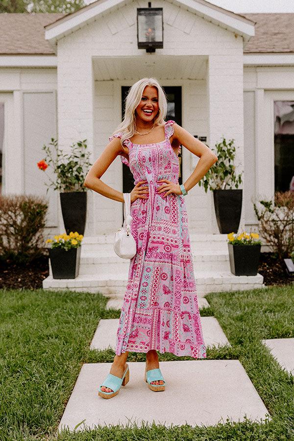 Sunny Delights Smocked Midi Product Image