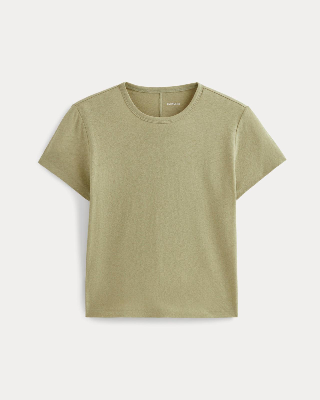 Womens Box-Cut T-Shirt in Cotton Linen by Everlane Product Image