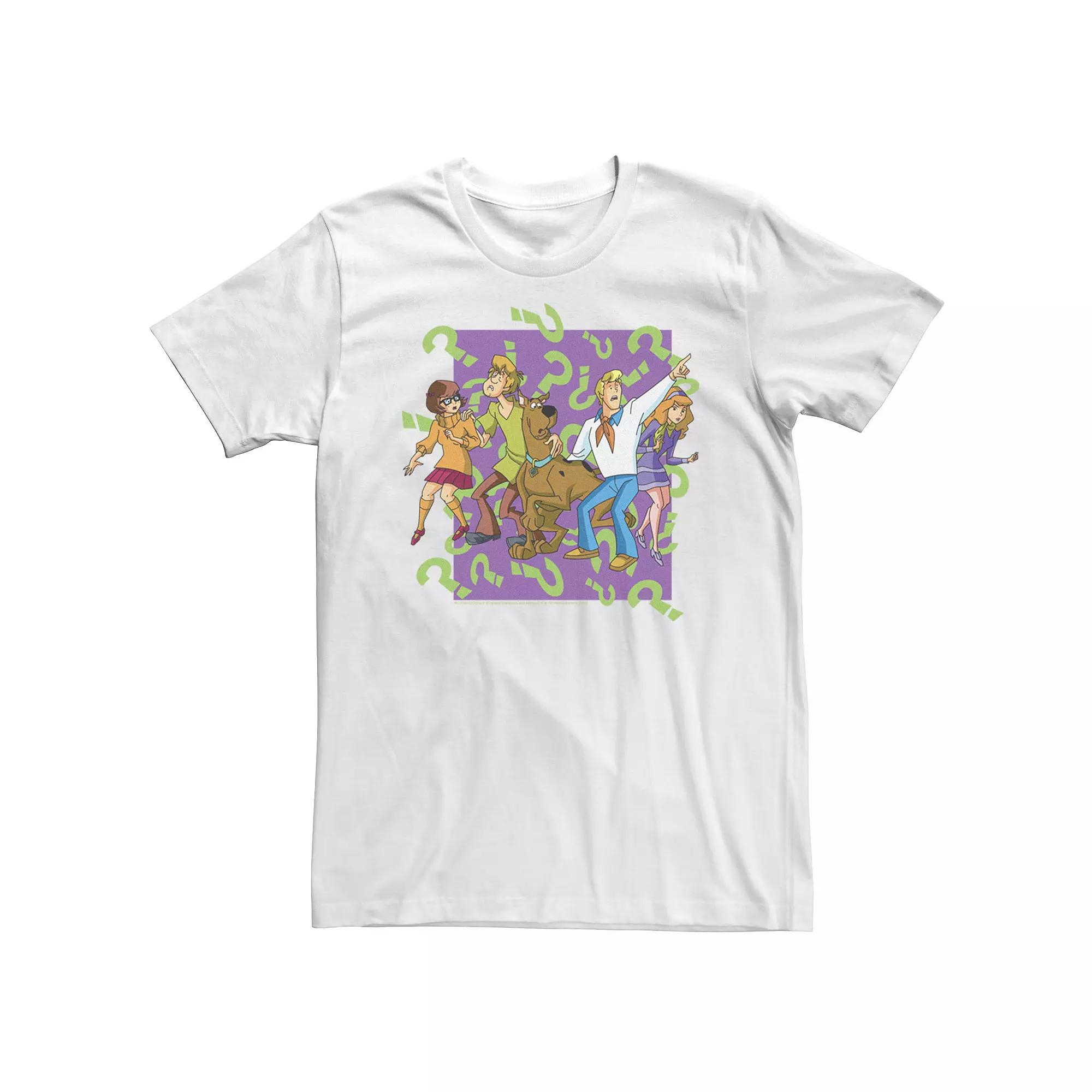 Men's Scooby-Doo Mystery Gang Confused Portrait Tee,  Product Image