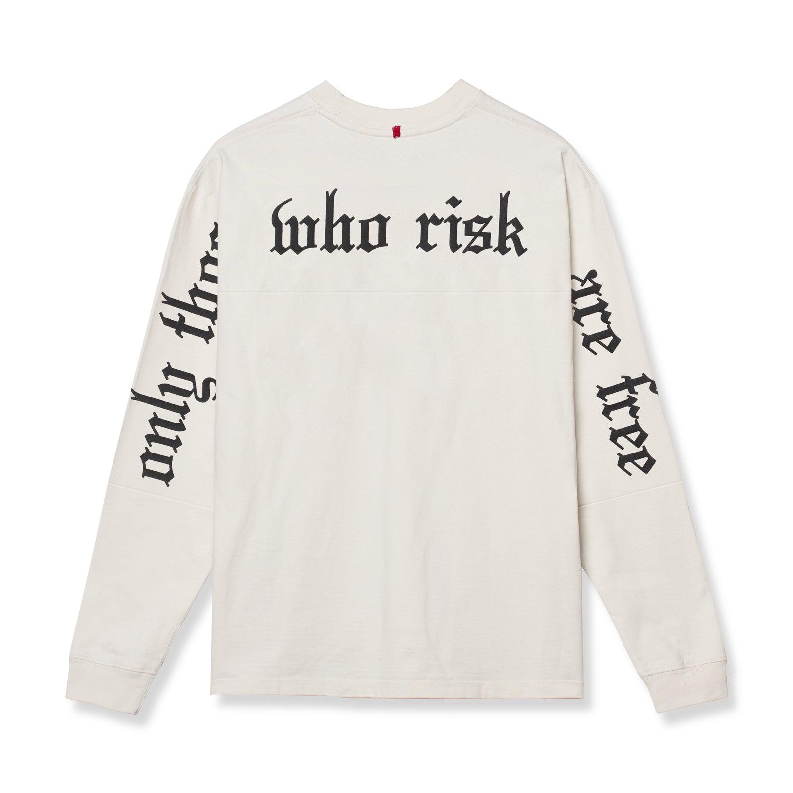 0851. Tech Essential™ Relaxed Long Sleeve - Stone/Black "OTWR" Product Image