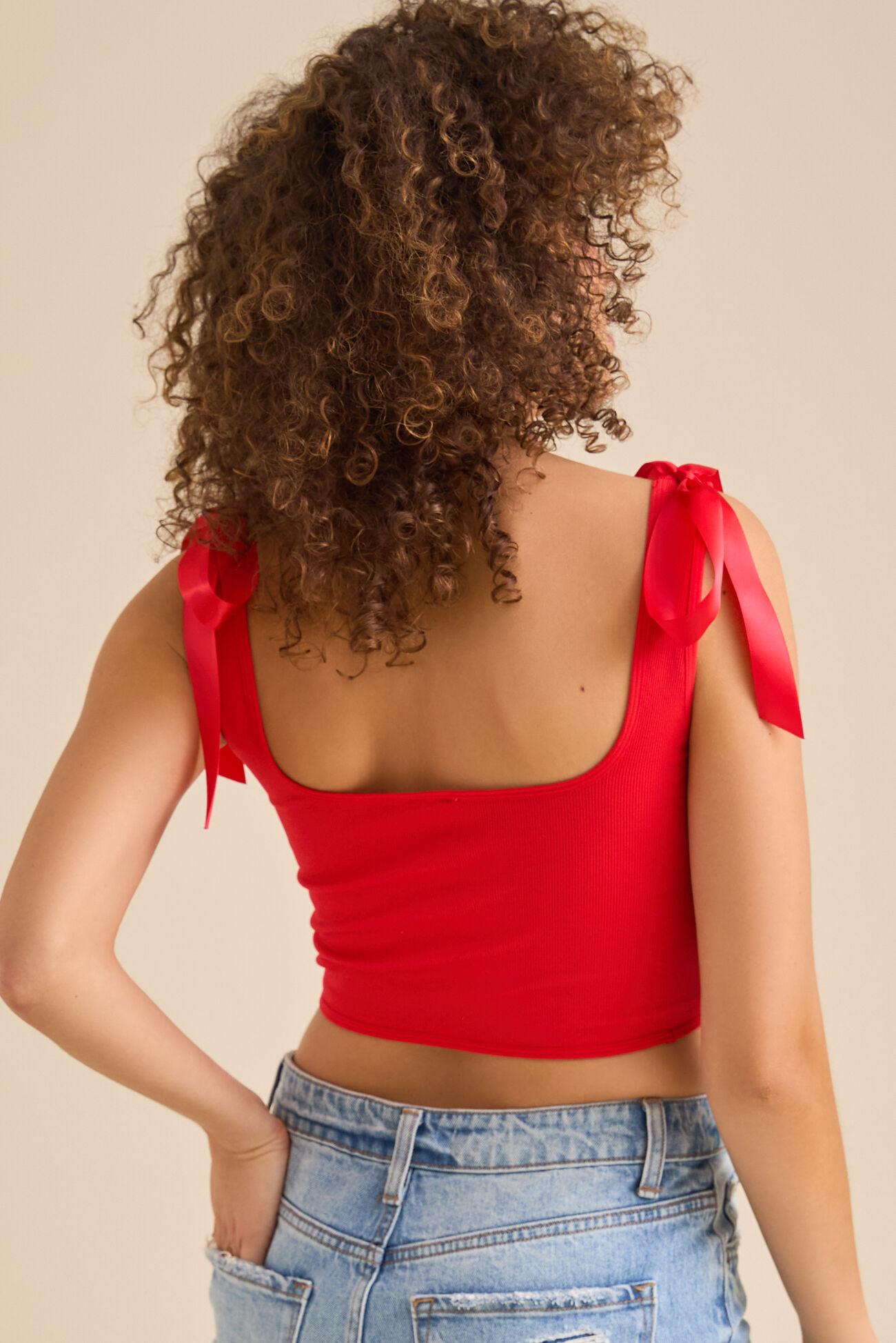 Bianca Tie Shoulder Tank Top Product Image