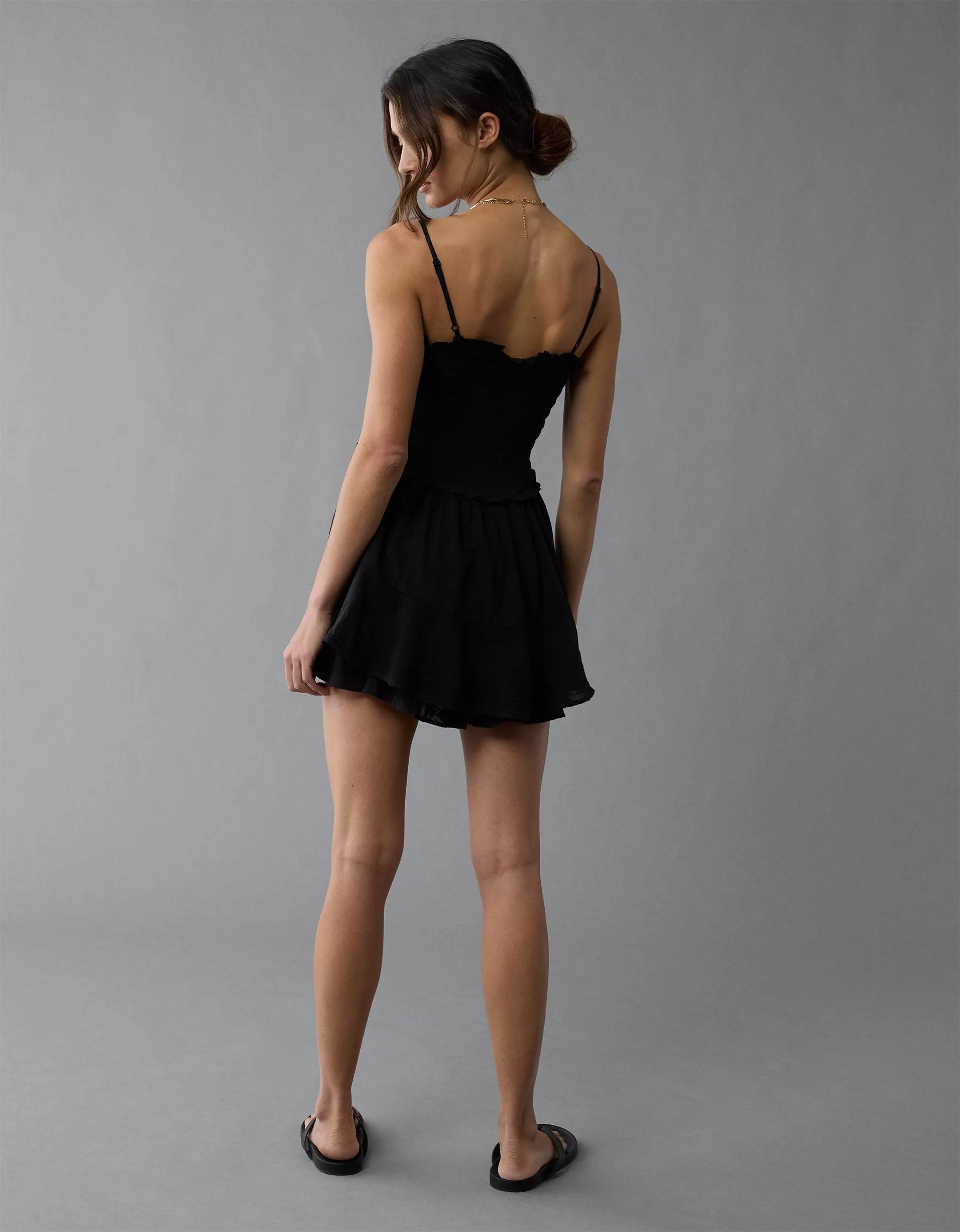 AE Bella Ruffle Tiered Romper Product Image