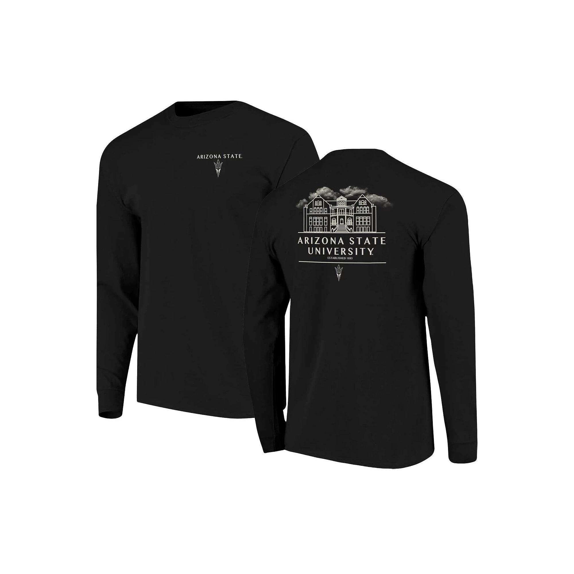 Men's Black Arizona State Sun Devils Comfort Colors Campus Nights Long Sleeve T-Shirt, Size: Small Product Image