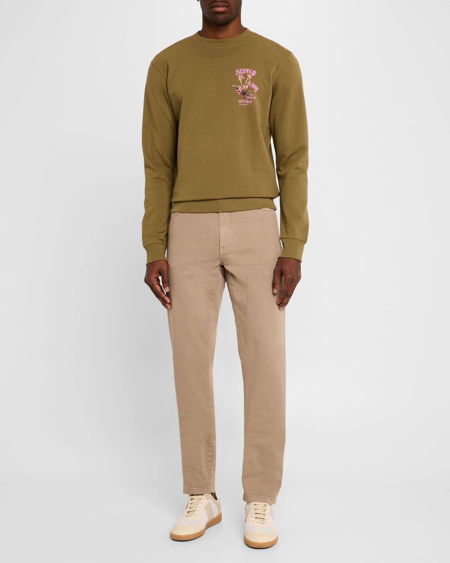 Mens Amsterdam Floral Artwork Sweatshirt Product Image