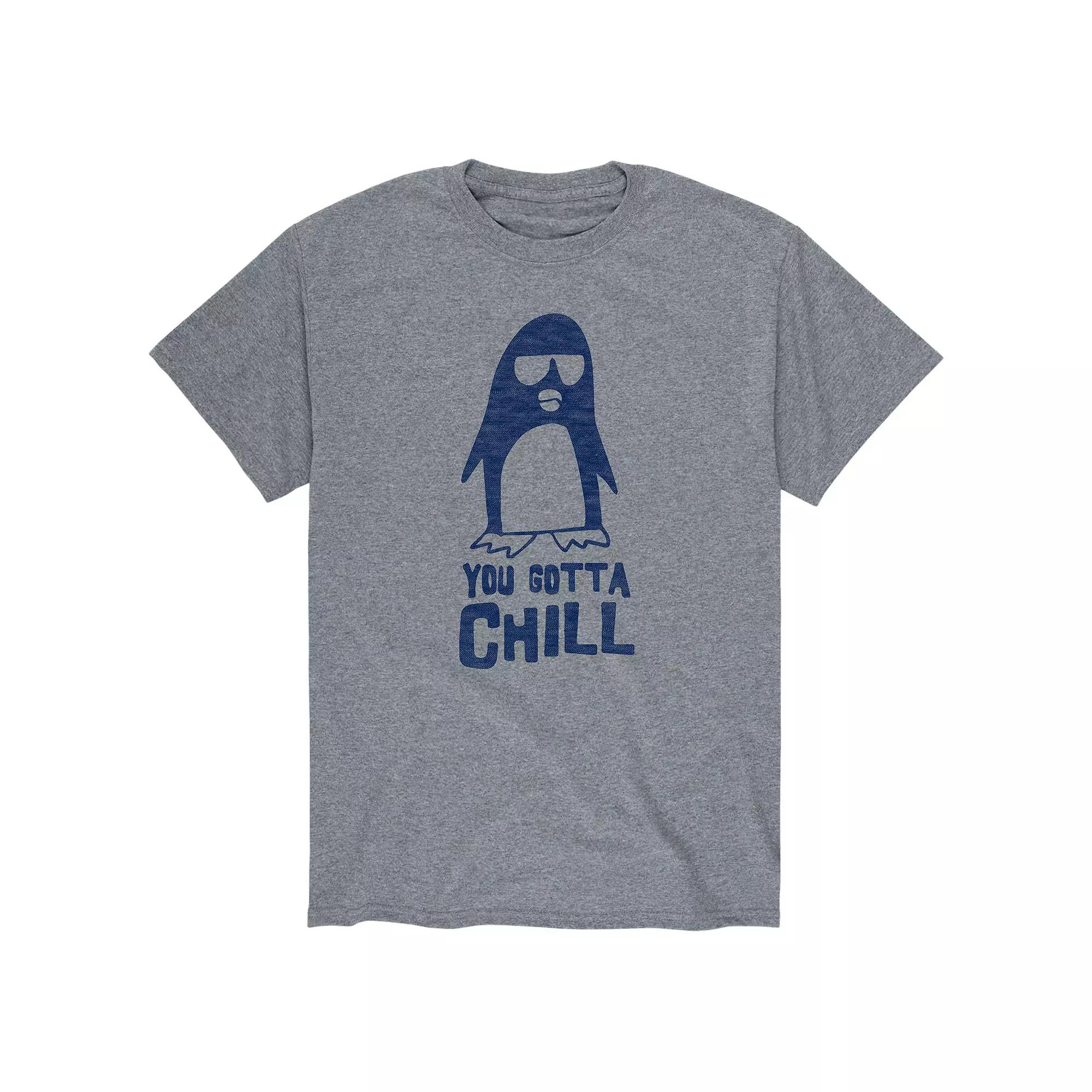 Men's You Gotta Chill Tee, Size: XL, Gray Product Image
