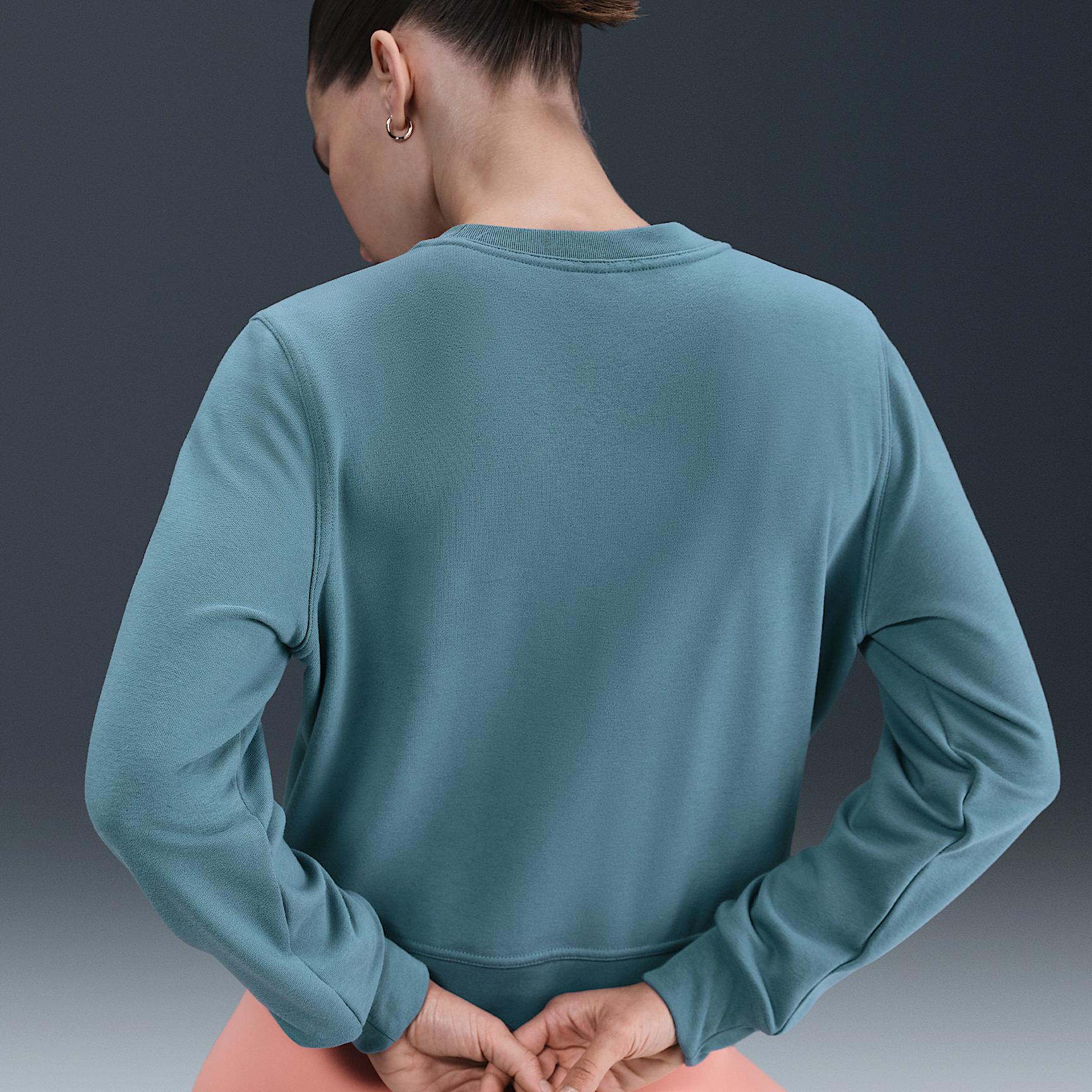 Nike Dri-FIT One Women's Crew-Neck French Terry Sweatshirt Product Image