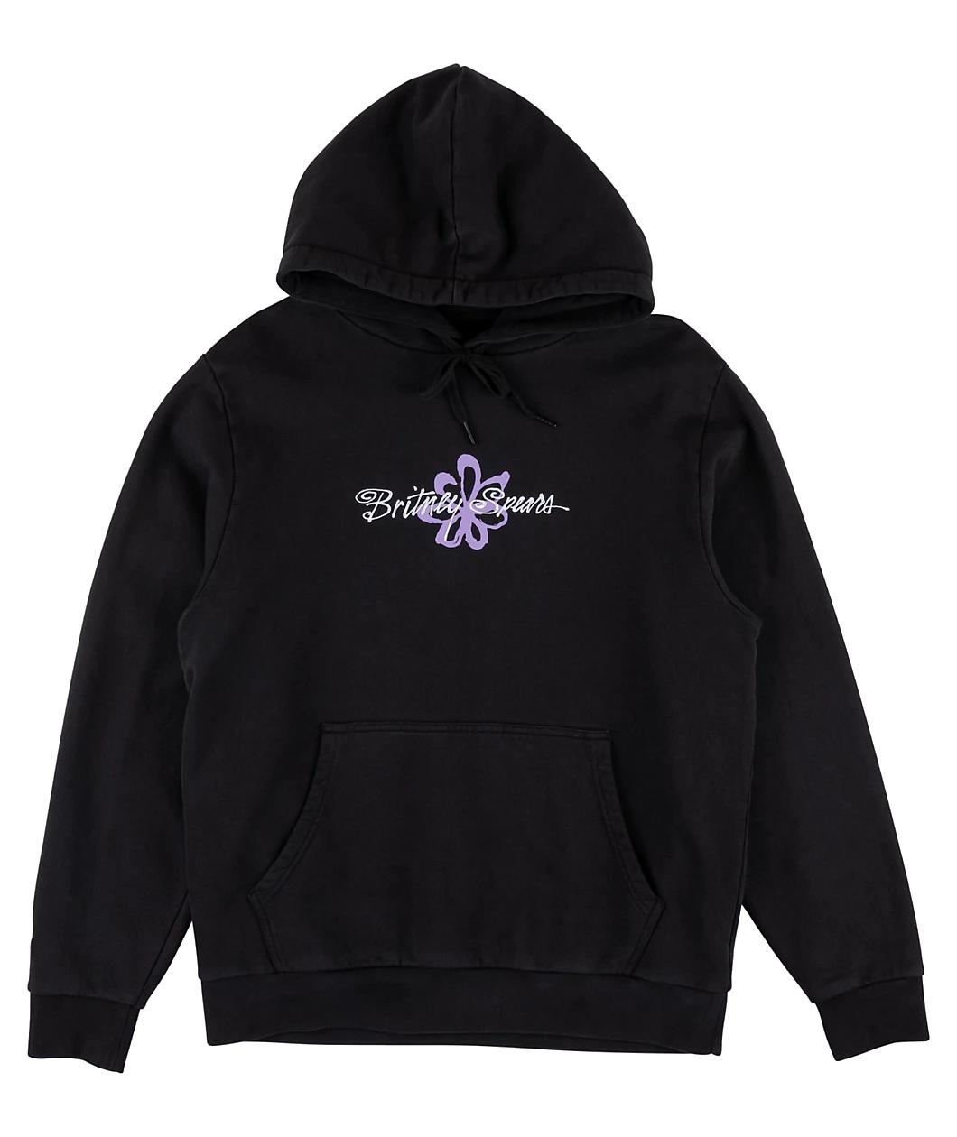 Welcome x Britney Spears Flower Black Hoodie Product Image