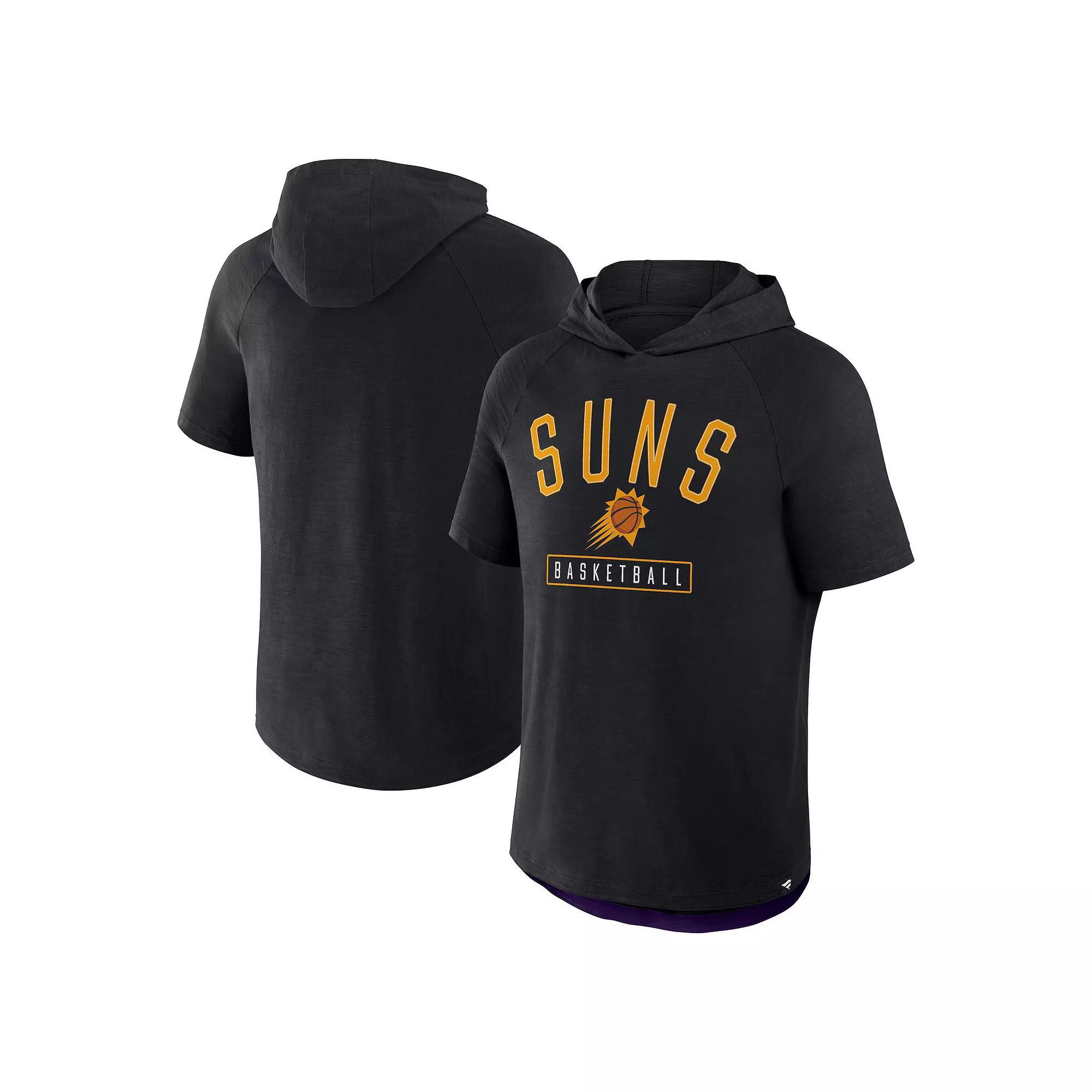 Men's Fanatics Black Phoenix Suns Pass Legend Hooded T-Shirt,  Product Image