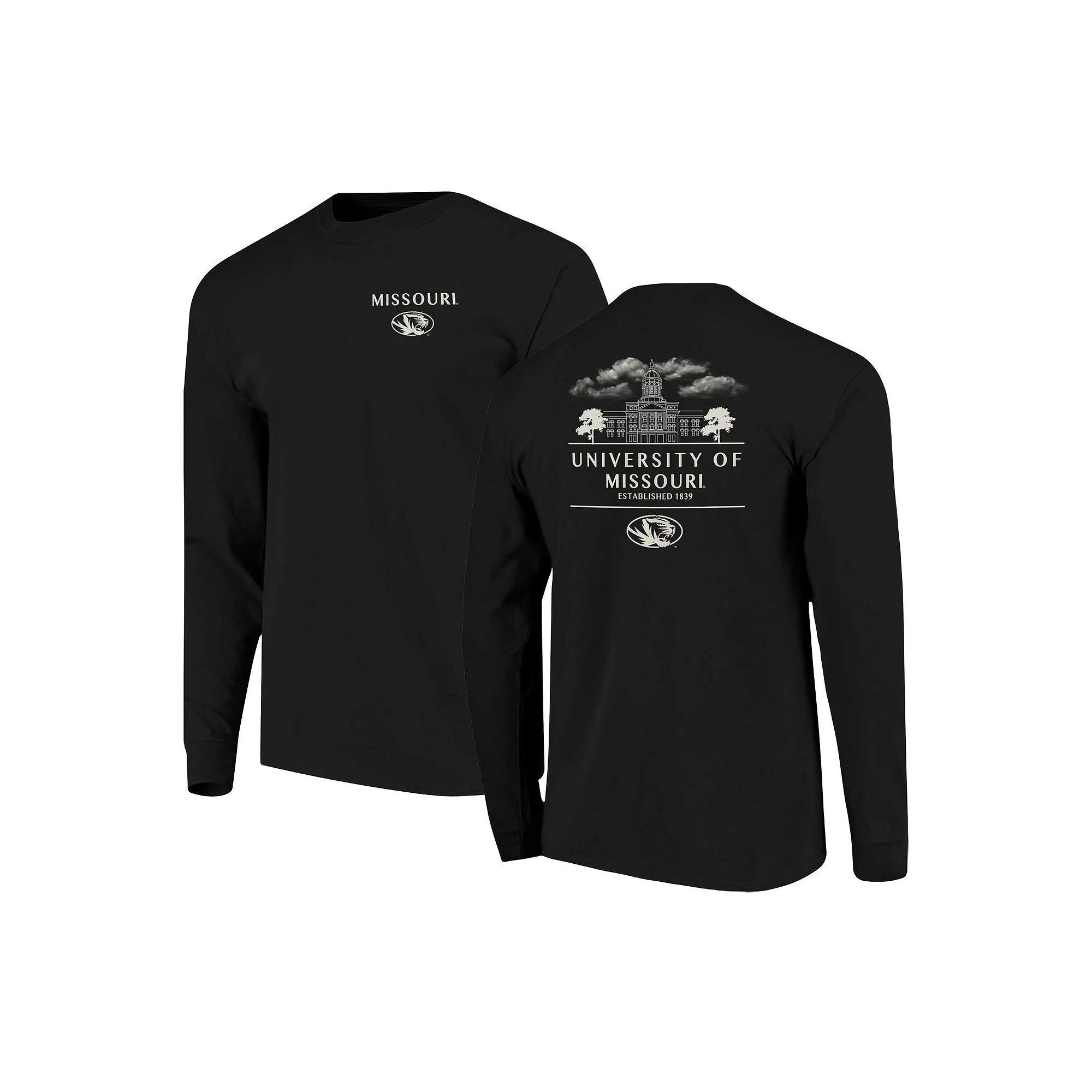Men's Black Missouri Tigers Comfort Colors Campus Nights Long Sleeve T-Shirt,  Product Image