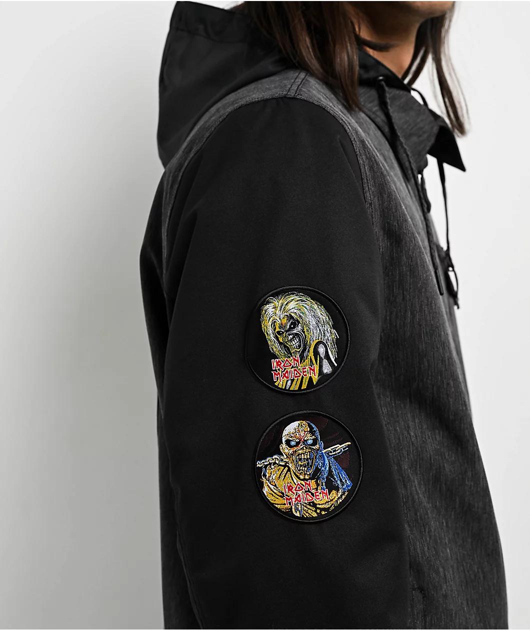 686 x Iron Maiden Insulated Battle Black Denim 10K Snowboard Jacket Product Image