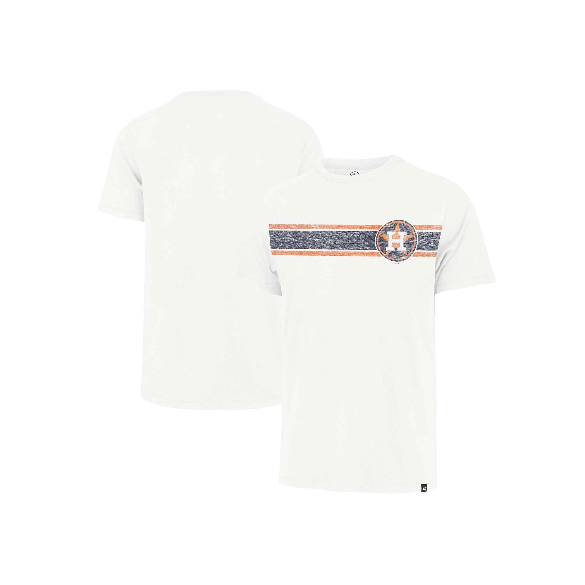Men's '47 Cream Houston Astros Wavelength Bond Franklin T-Shirt,  Product Image
