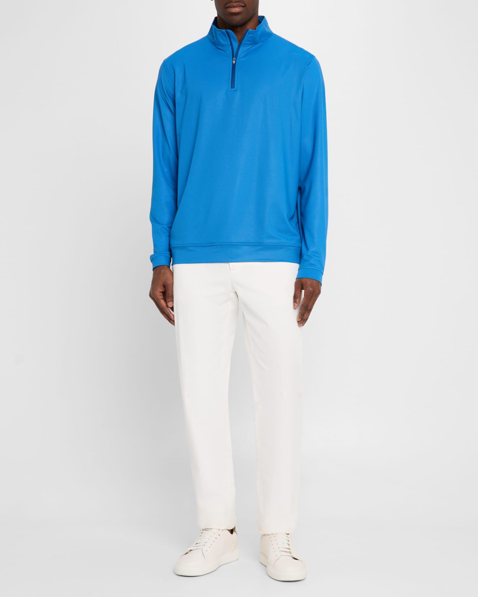 Men's Perth Birdseye Performance Quarter-Zip Sweater Product Image