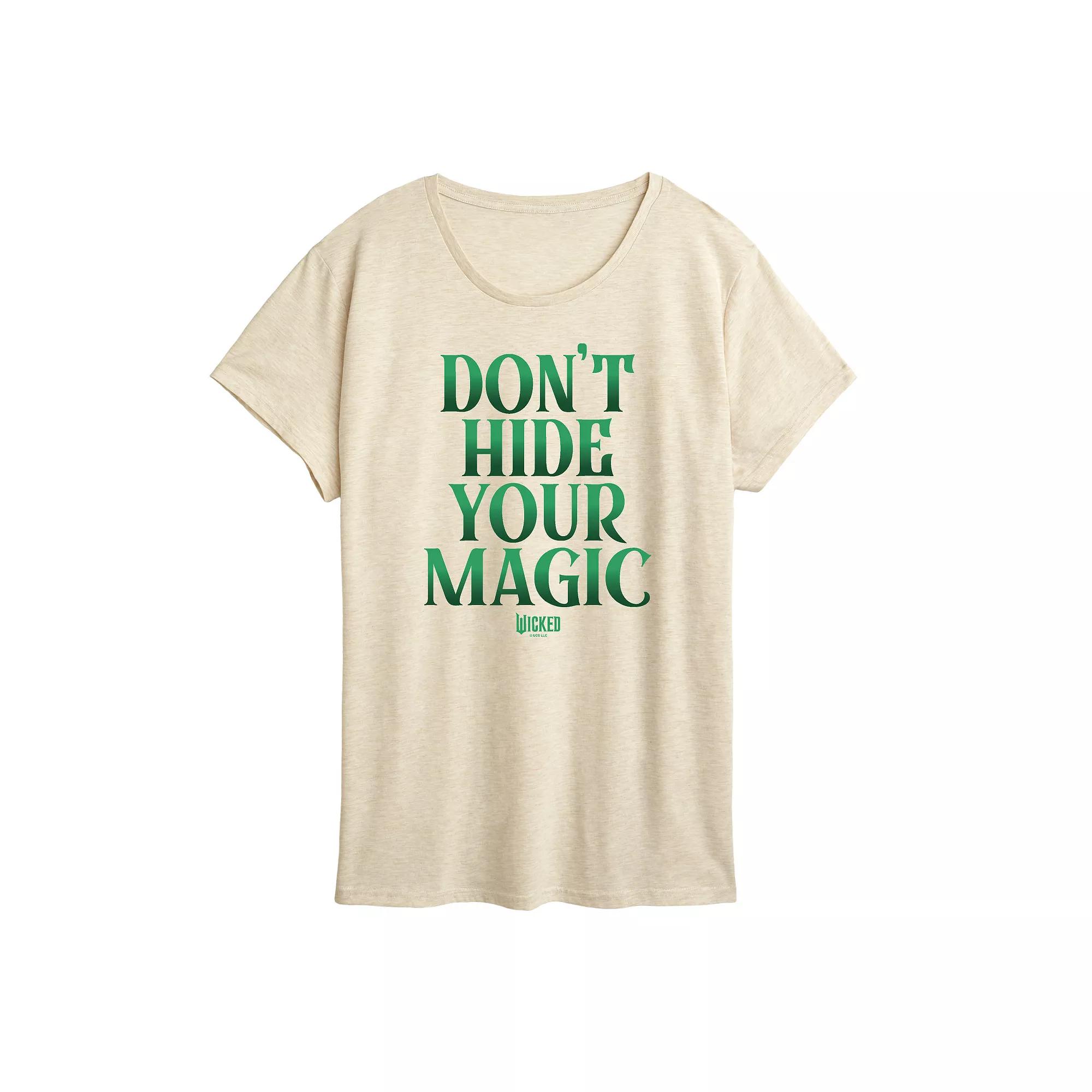Women's Wicked Don't Hide Your Magic Graphic Tee,  Product Image
