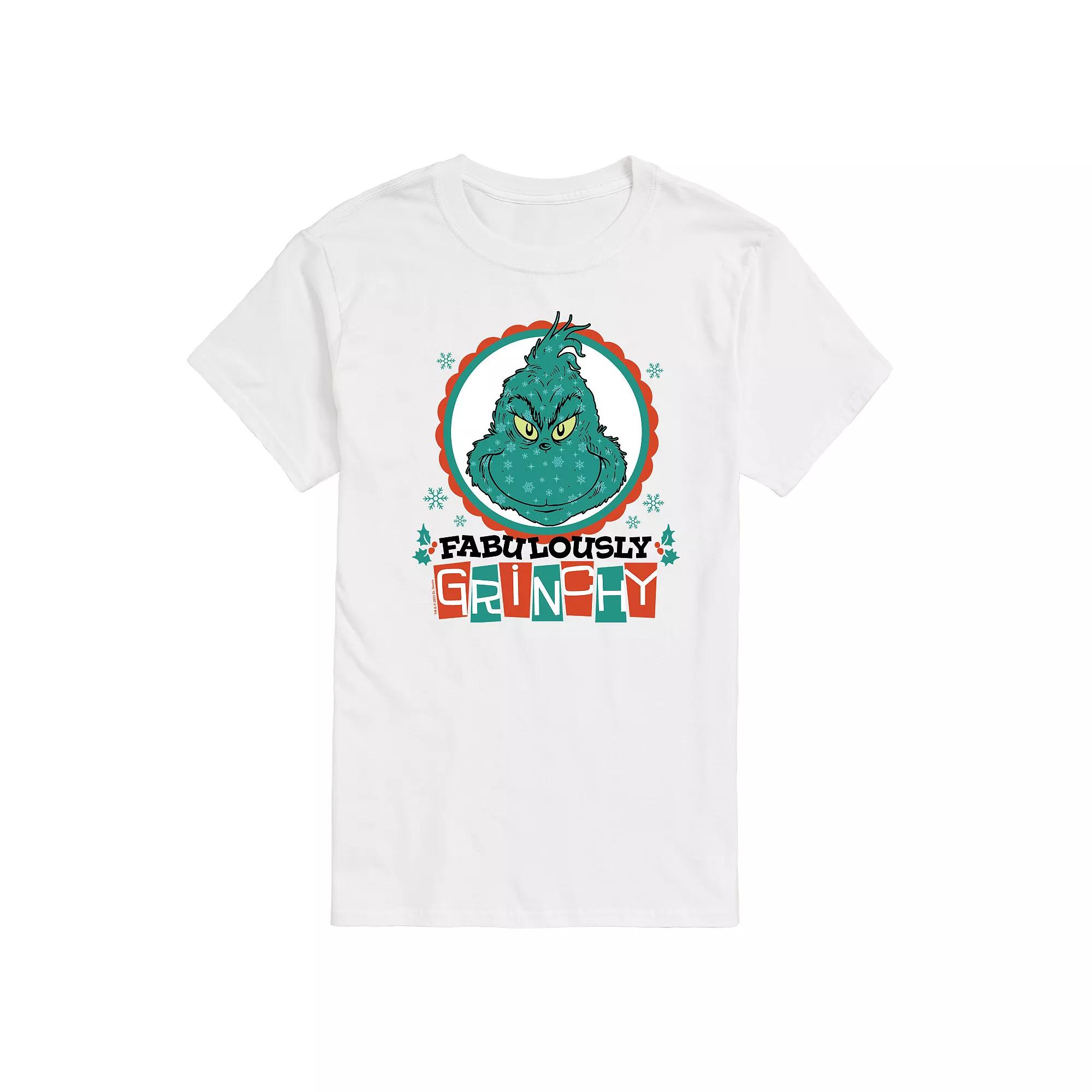 Men's Dr. Seuss The Grinch Fabulously Grinchy Graphic Tee,  Product Image