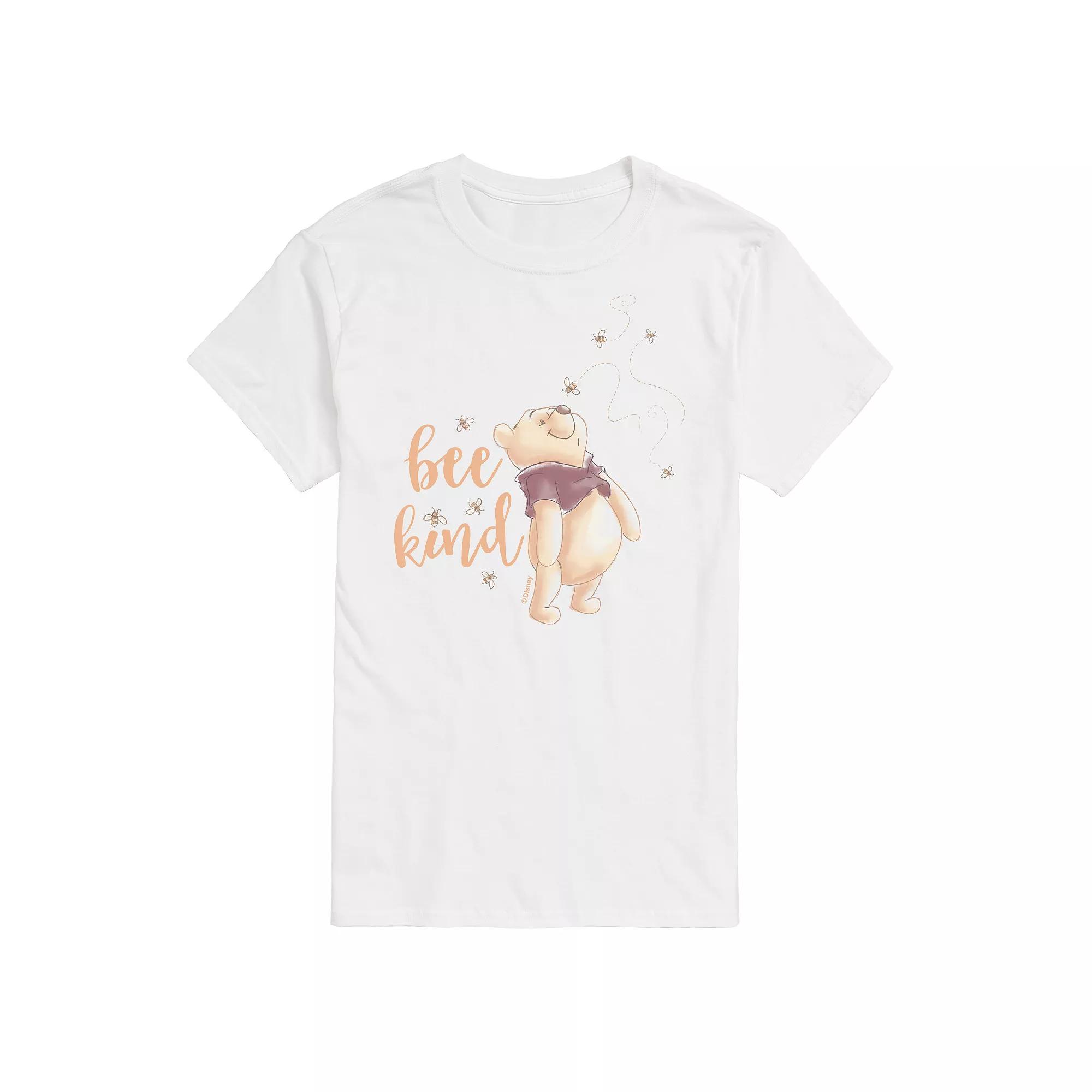 Disney's Winnie the Pooh Big & Tall Pooh Bee Kind Graphic Tee, Men's, Size: XL Tall, White Product Image