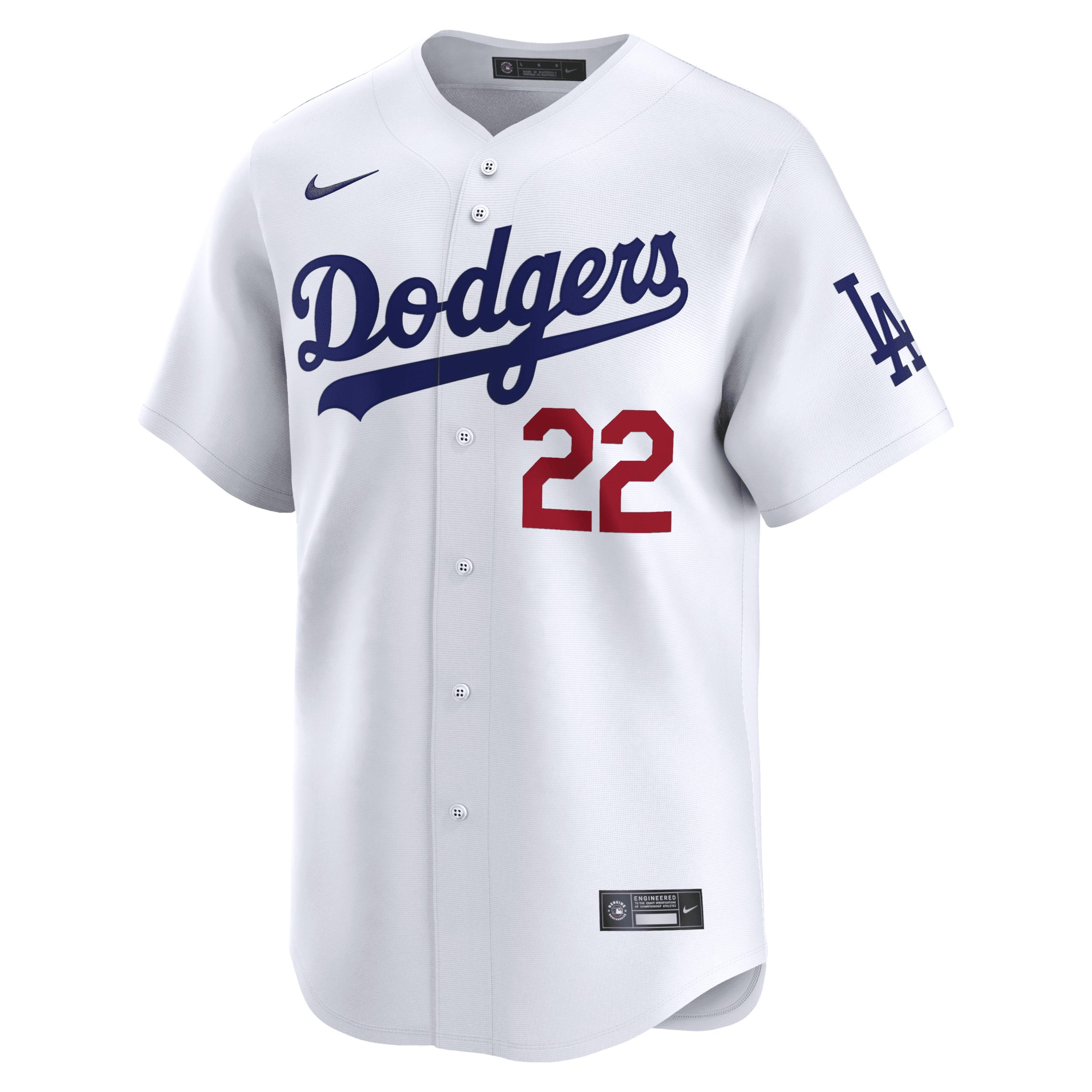 Mens Nike Clayton Kershaw Los Angeles Dodgers Home Limited Player Jersey Product Image