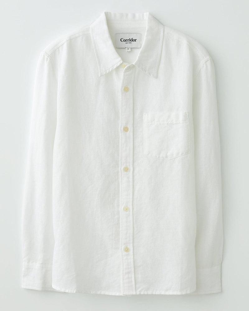 Linen Cotton LS - White Product Image