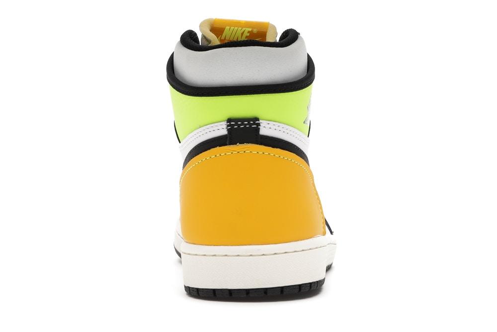 Air Jordan 1 Retro High White Black Volt University Gold Male Product Image