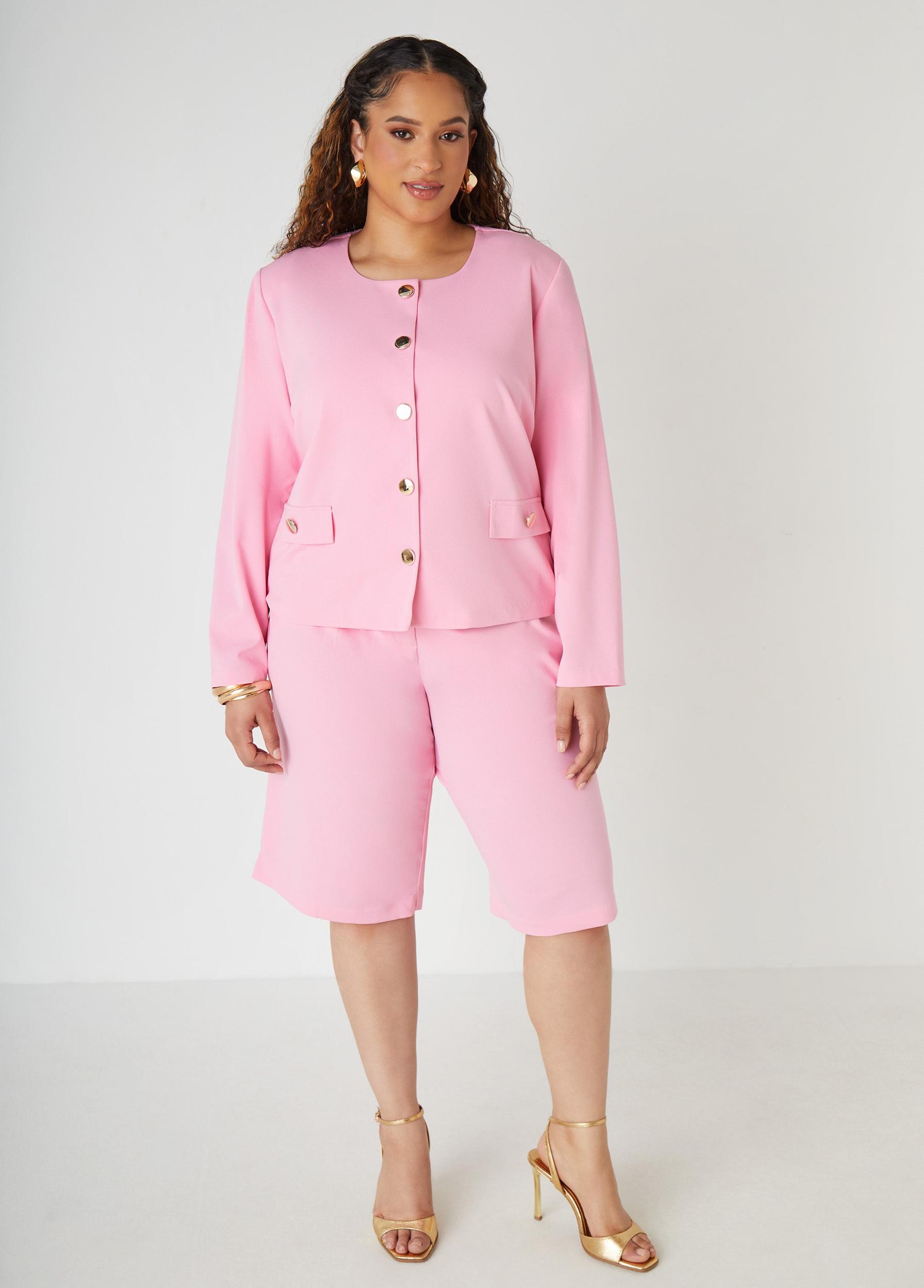 Pleated Crepe Shorts Product Image