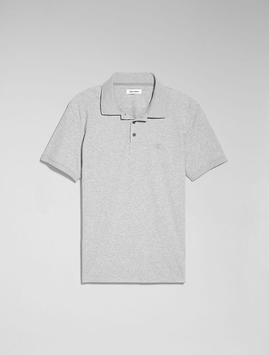Smooth Cotton Blend Polo Shirt Product Image