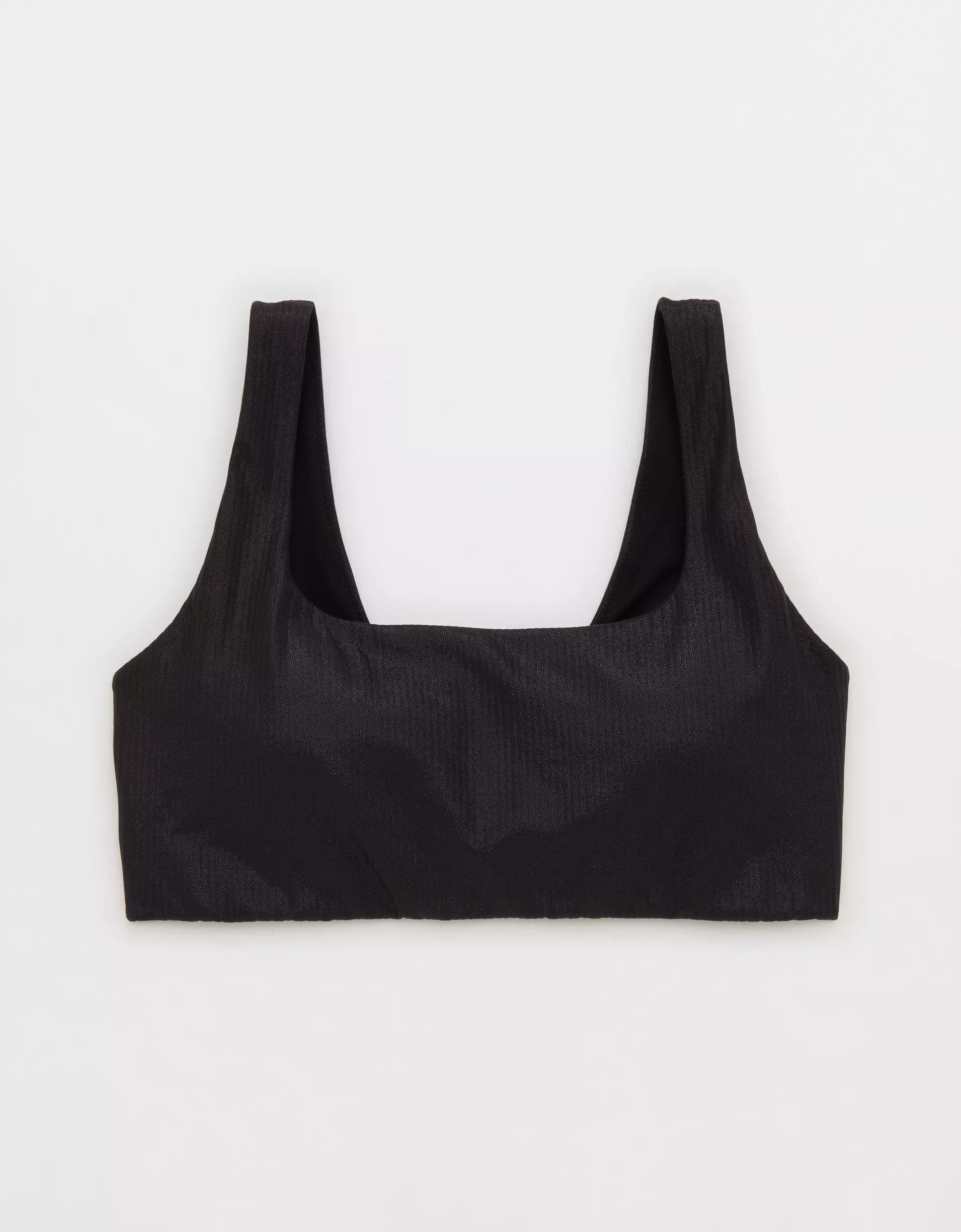 OFFLINE By Aerie Real Me XTRA Rib Foil Classic Sports Bra Women's Product Image