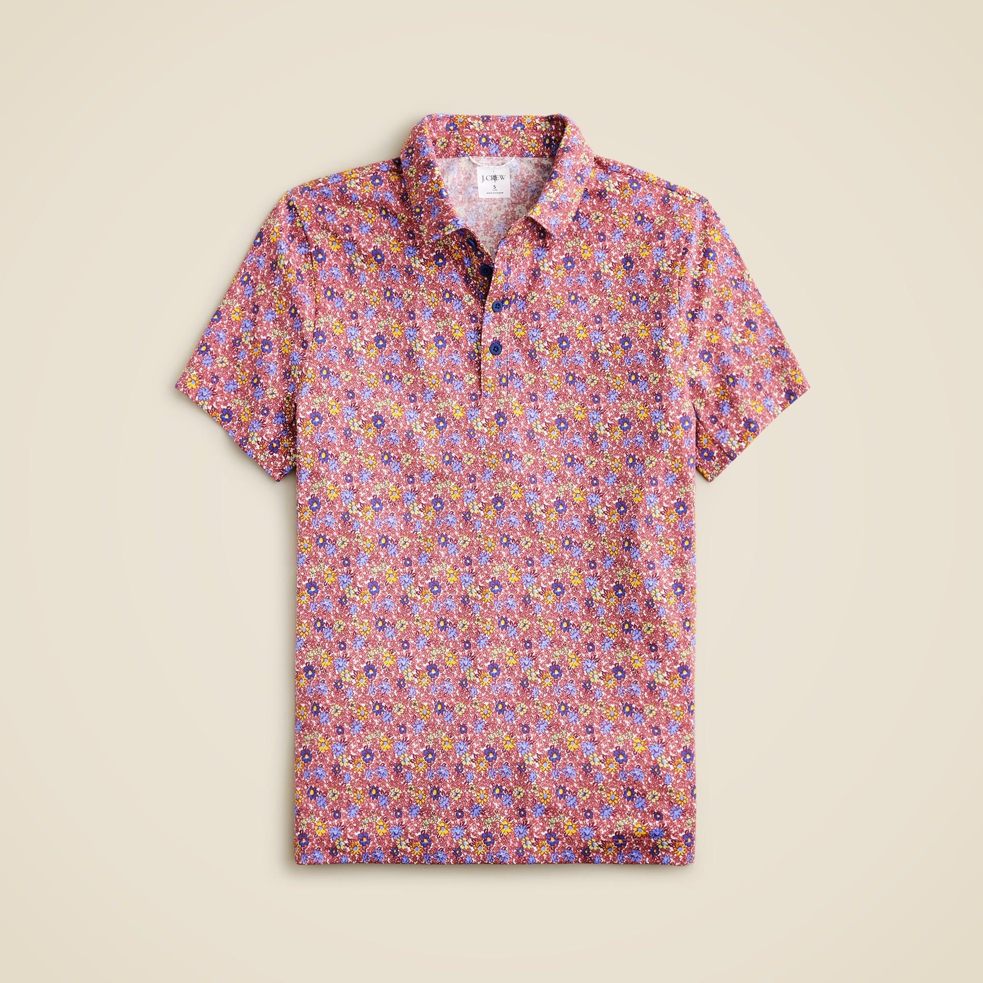 Performance polo shirt with COOLMAX® in print Product Image