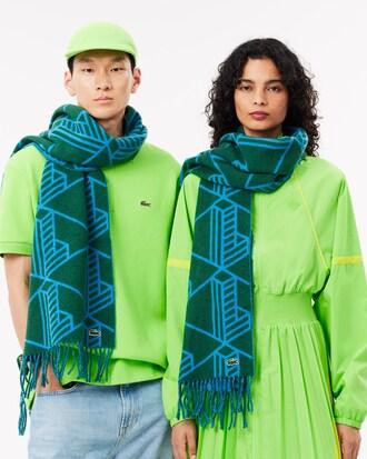 Jacquard Monogram Wool Scarf Product Image