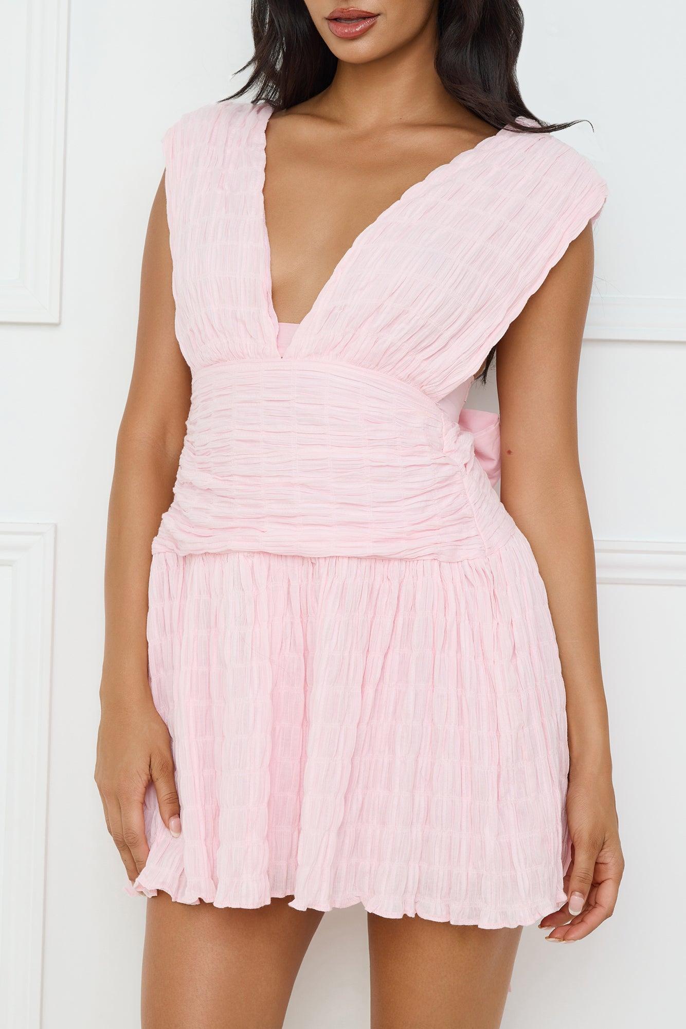 Light And Luxe Mini Dress Pink Product Image