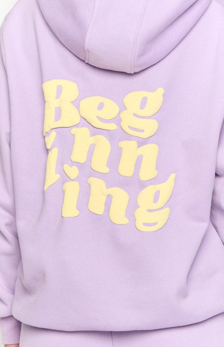 Beginning Purple Snuggle Bubble Hoodie Product Image
