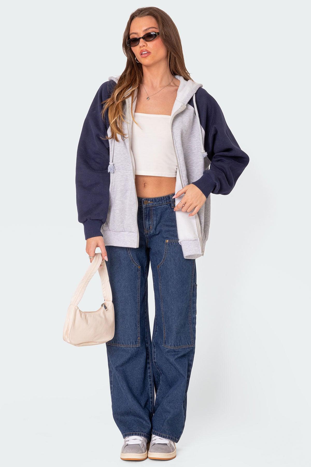 Ayla Low Rise Baggy Carpenter Jeans Product Image