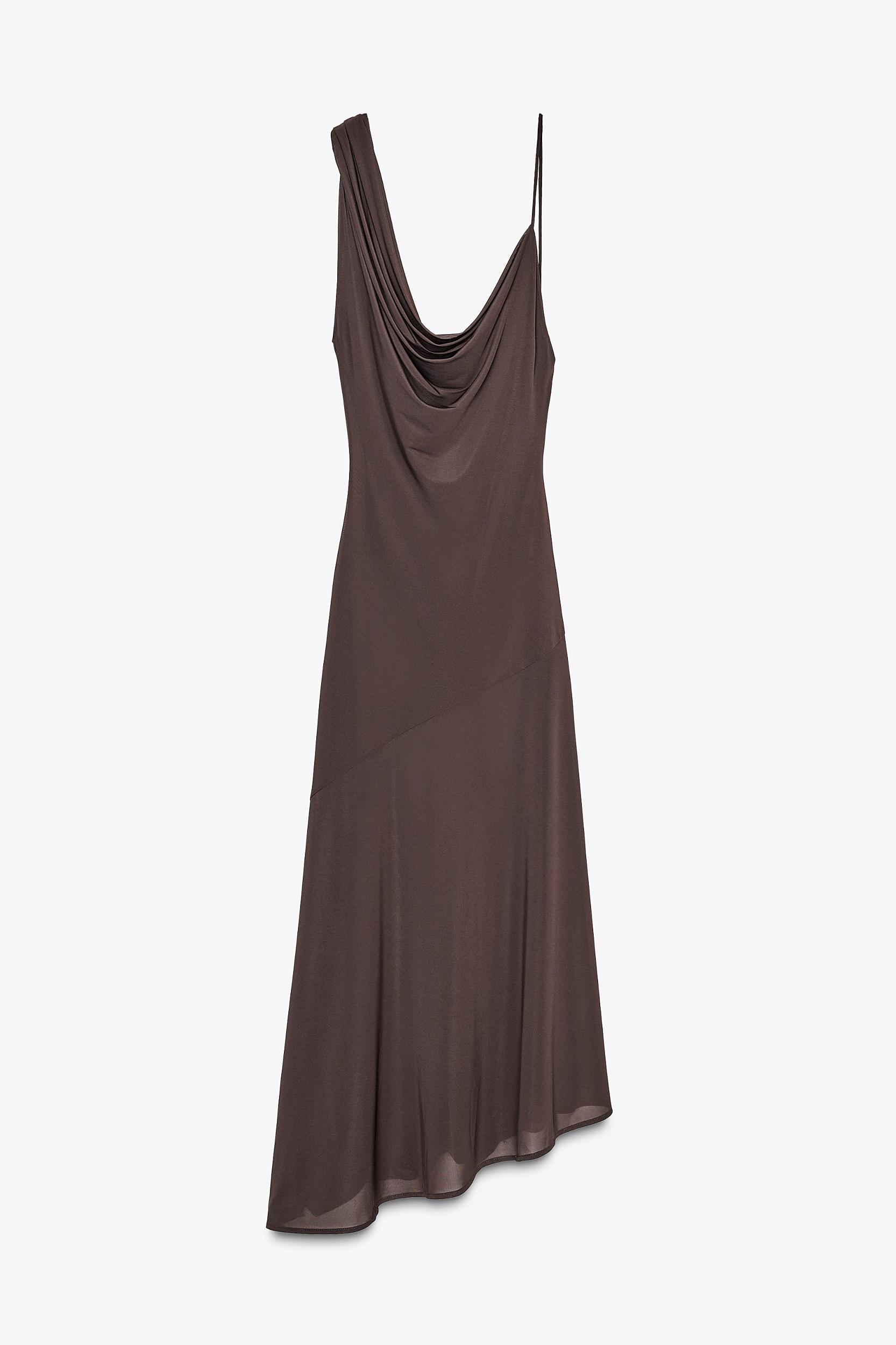 LONG ASYMMETRICAL DRESS Product Image