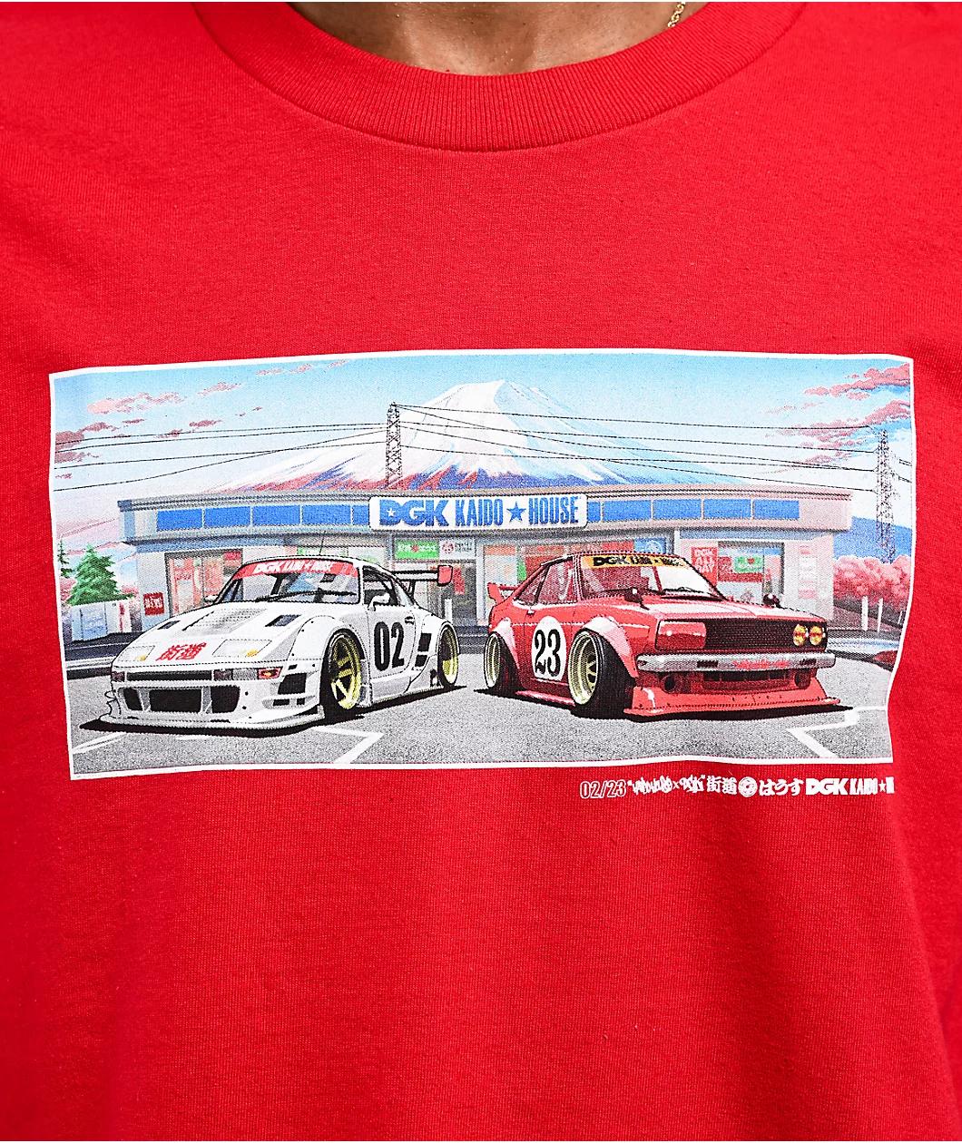 DGK x Kaido House Konbini Red T-Shirt Product Image